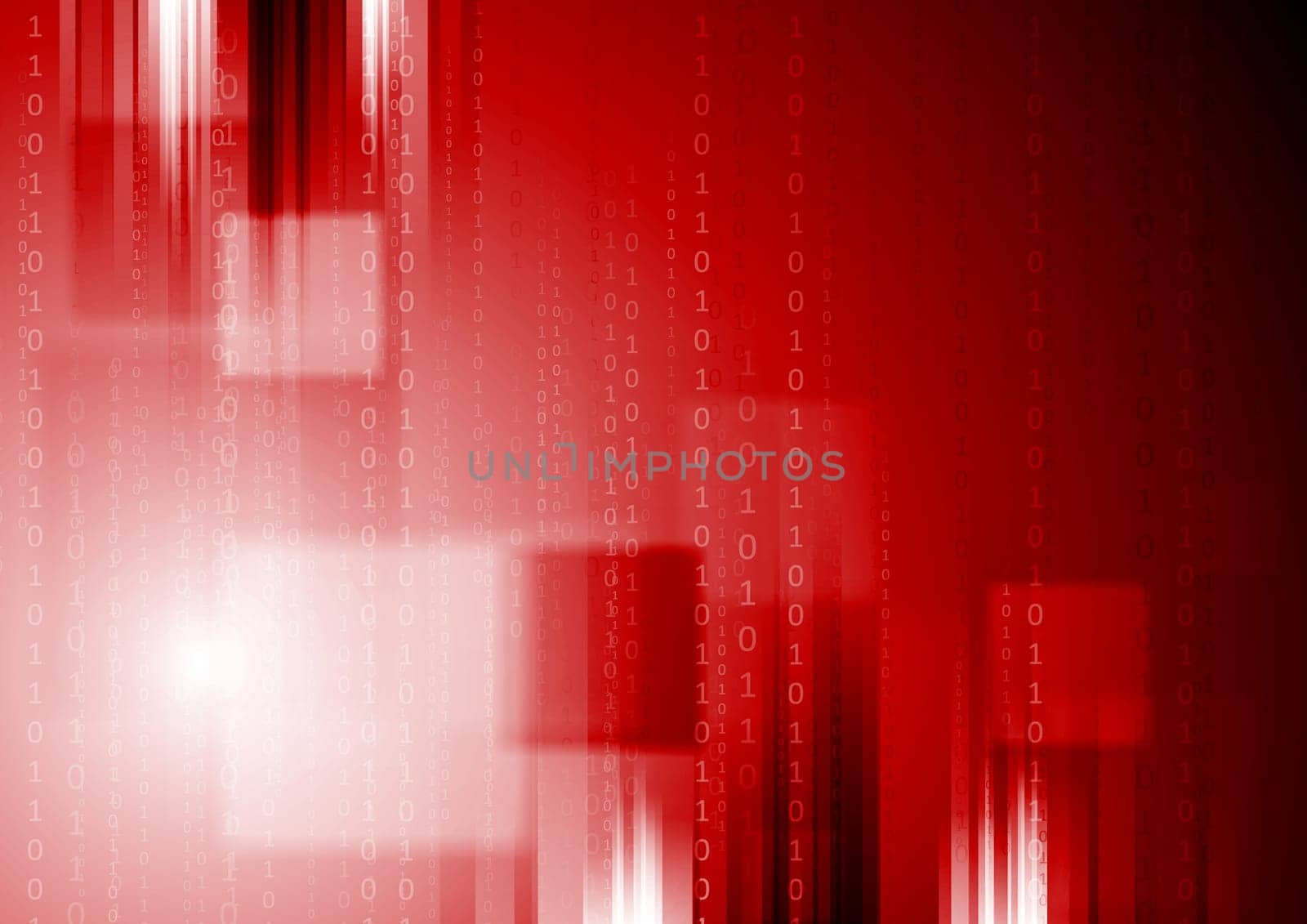 Bright red technology design. Vector