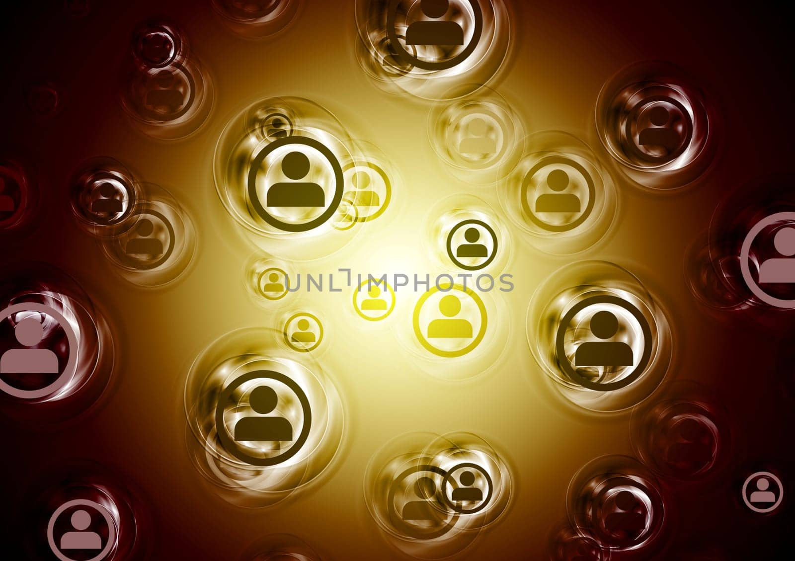 Abstract modern communication design. Vector background