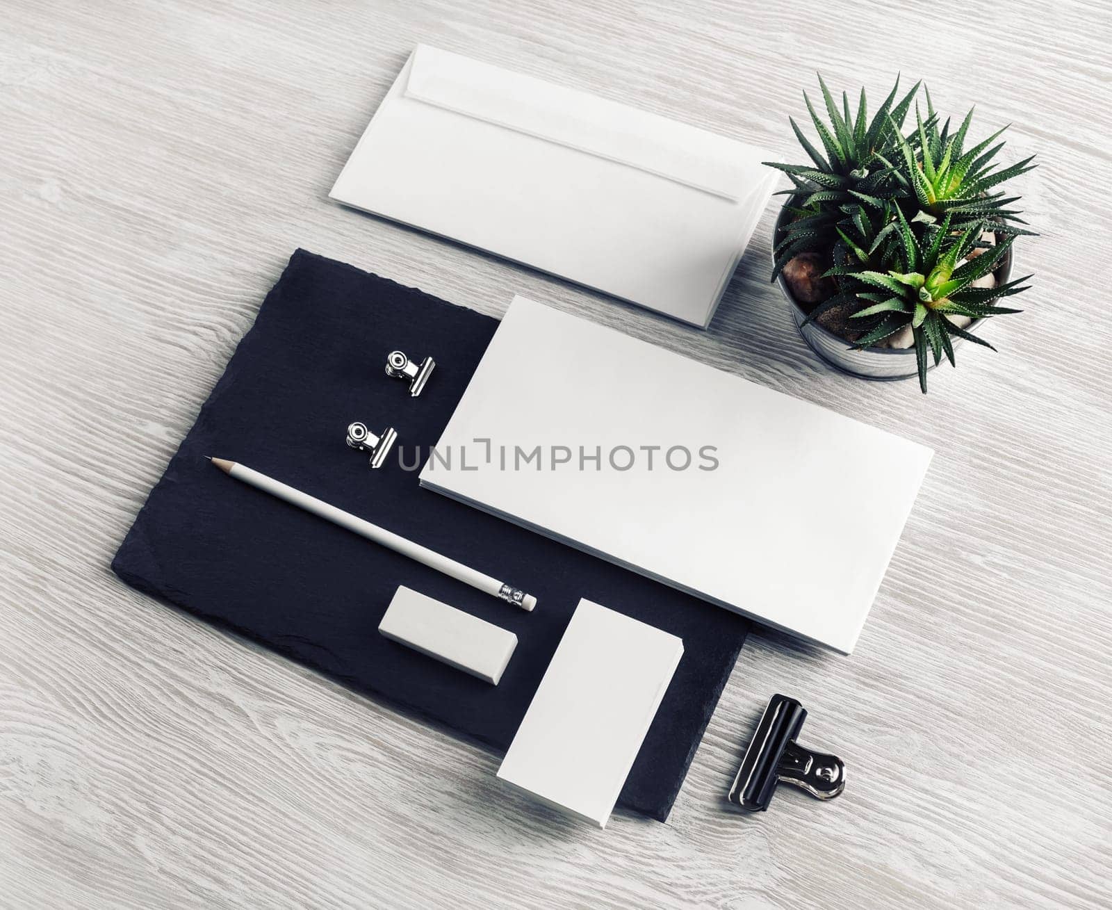 Blank stationery set. Template for branding design. Branding mock up.