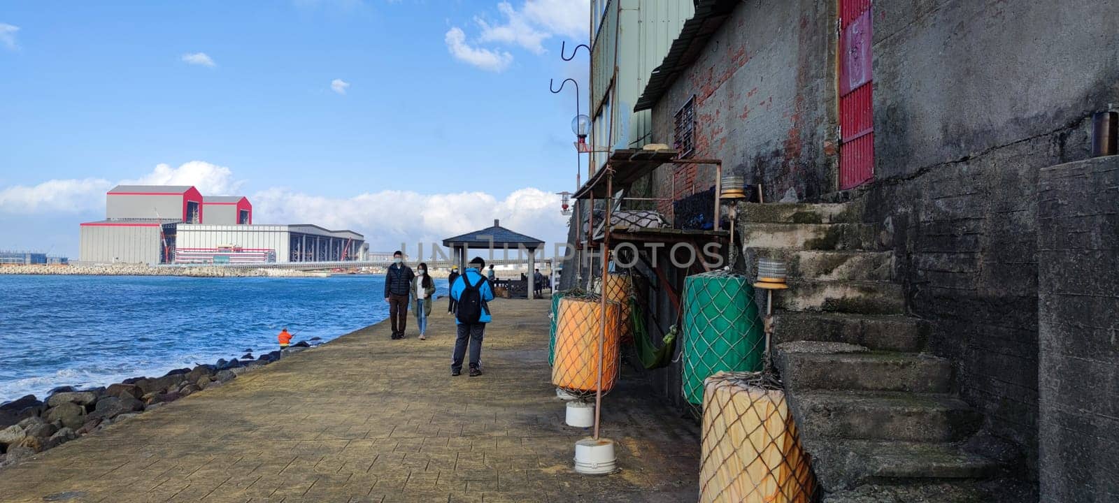 Nanwantou Coastal Trail, New Taipei City-Dec 11, 2021: Nanwantou Coastal Trail, Nanwantou Coastal Trail, New Taipei City