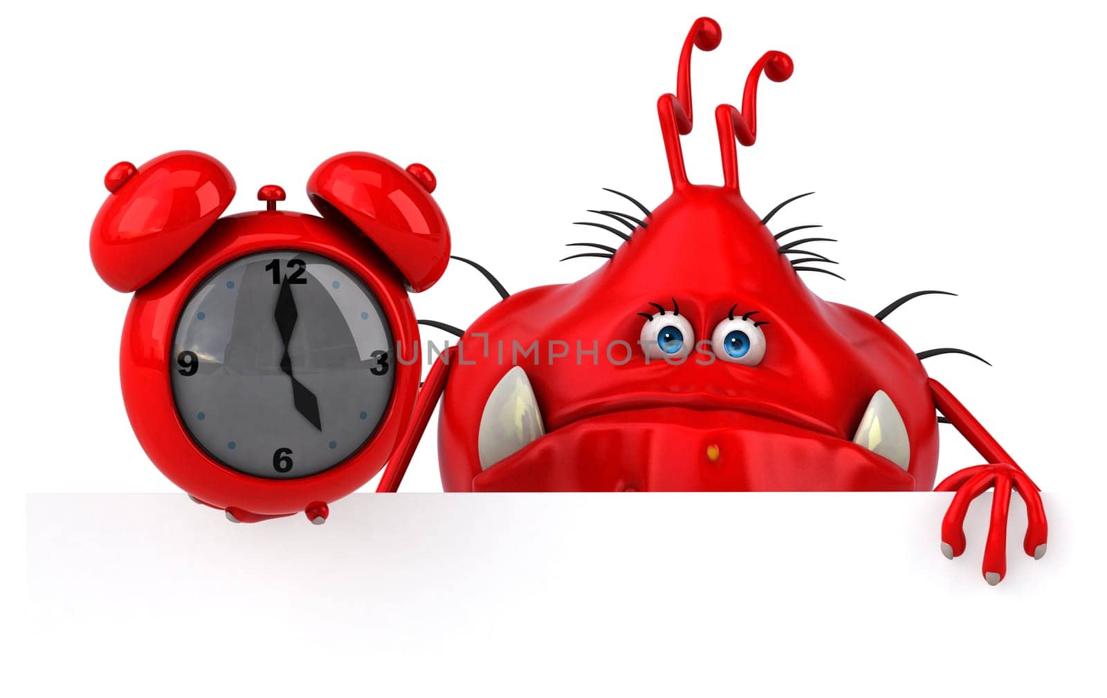 Fun germ - 3D Illustration