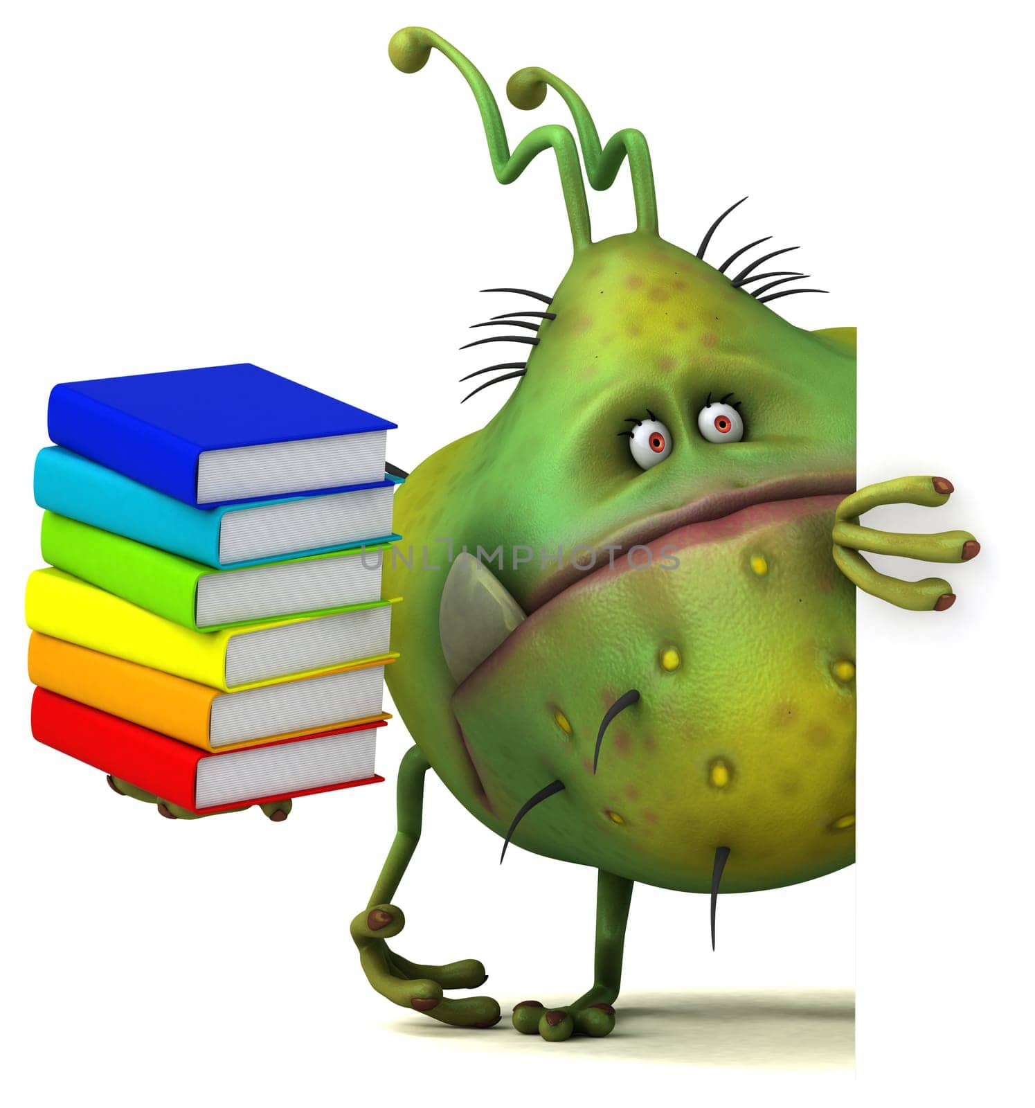 Fun germ - 3D Illustration