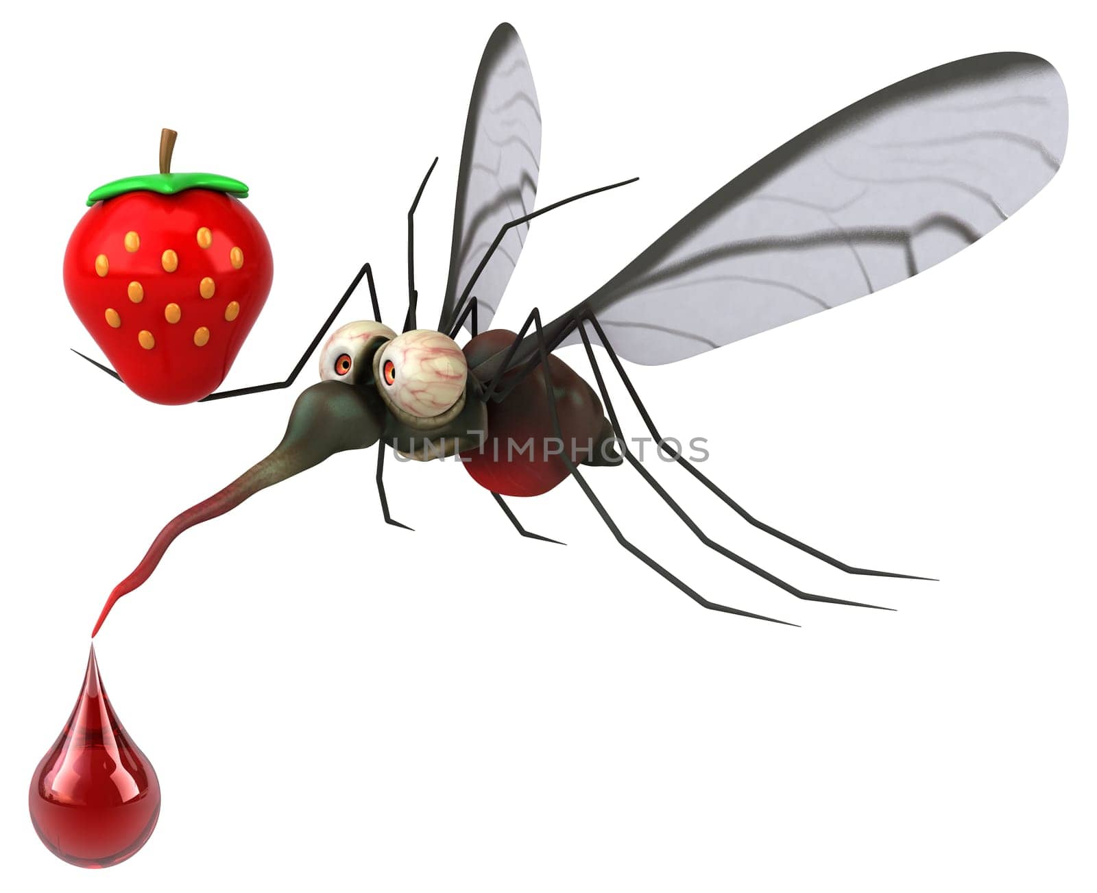 Mosquito - 3D Illustration