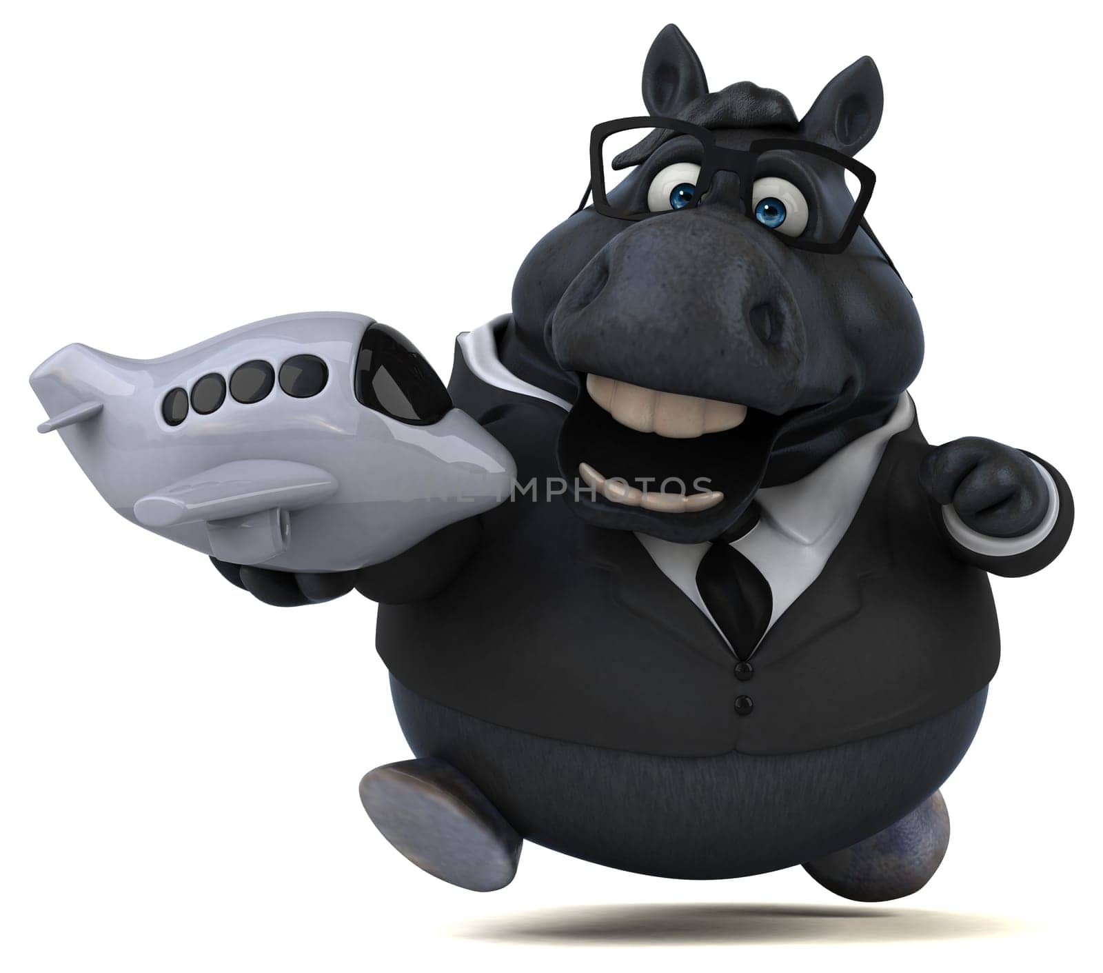 Fun horse - 3D Illustration
