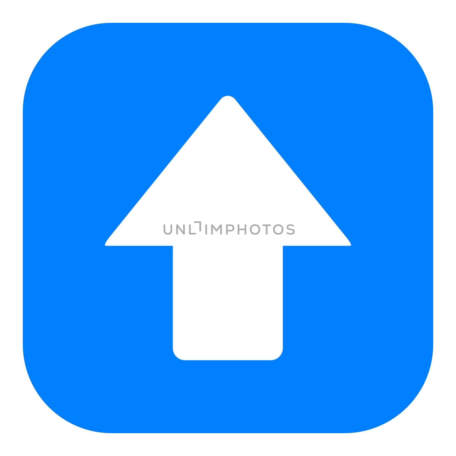 Up arrow and app icon