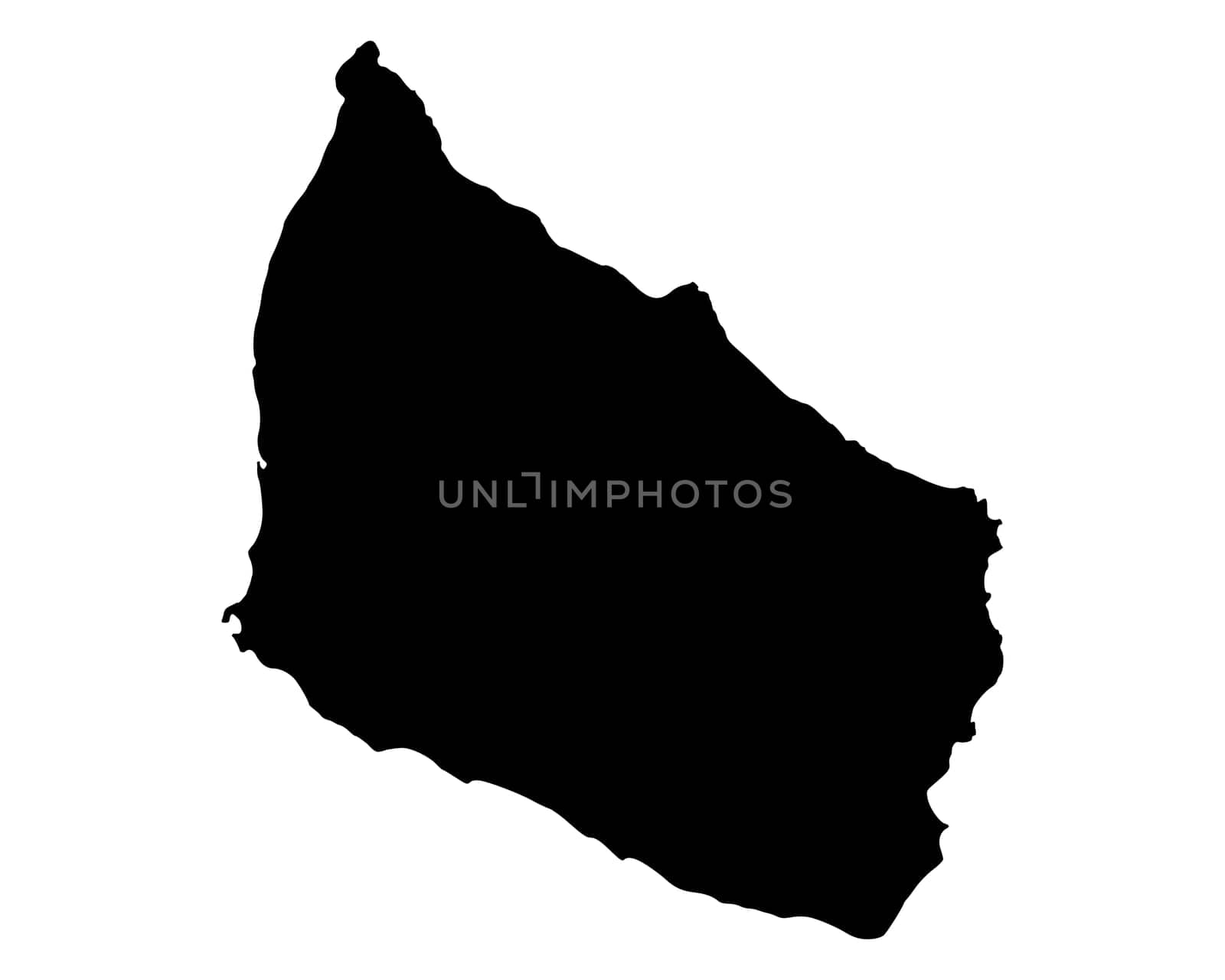 Map of Bornholm