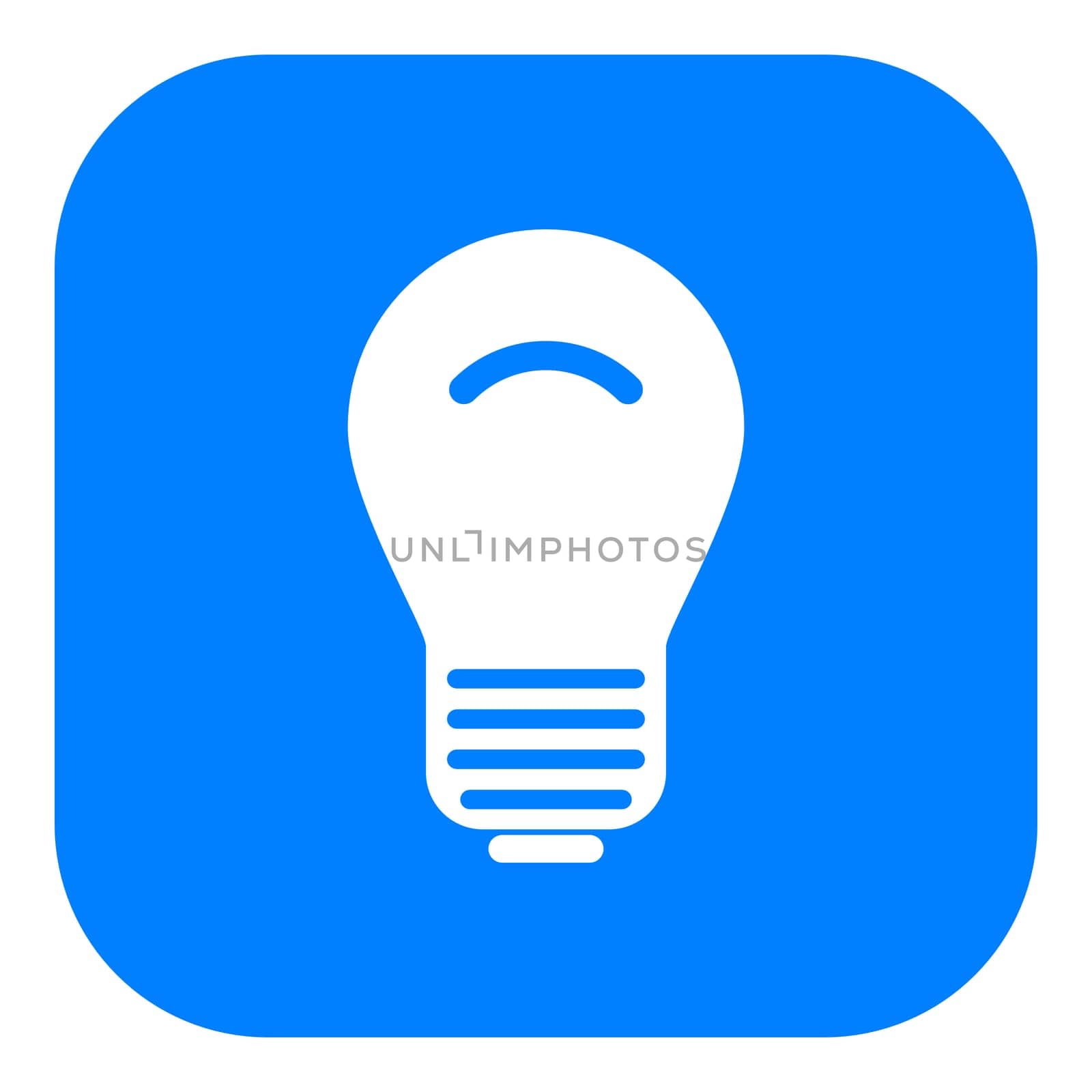 Light bulb and app icon