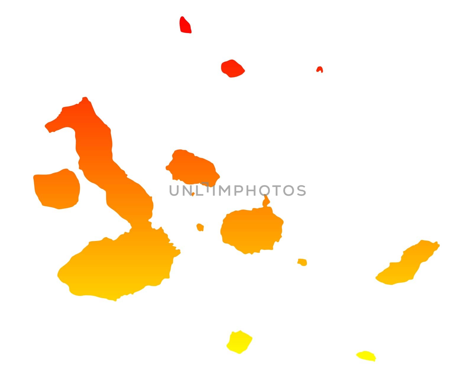 Map of Galapagos Islands