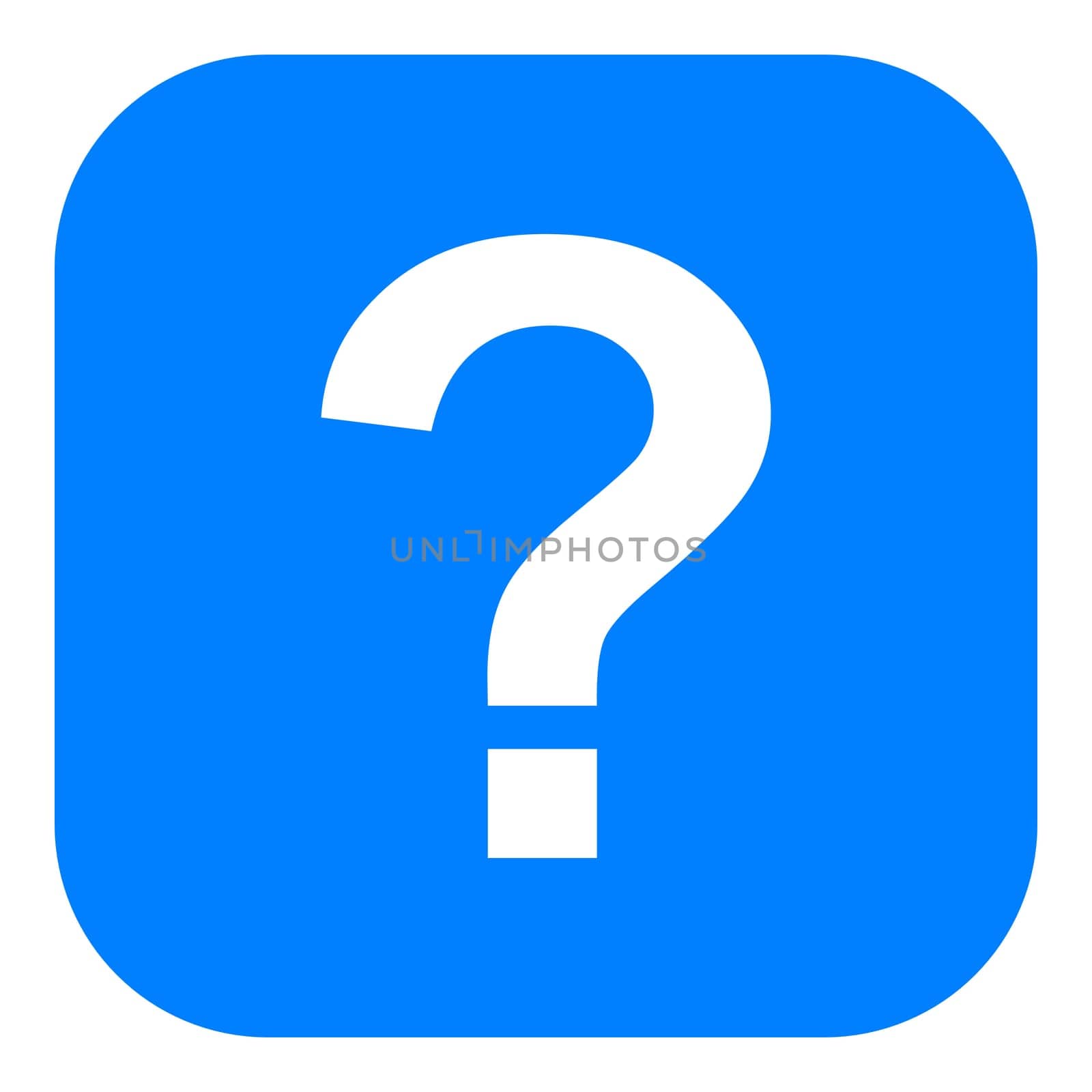 Question mark and app icon