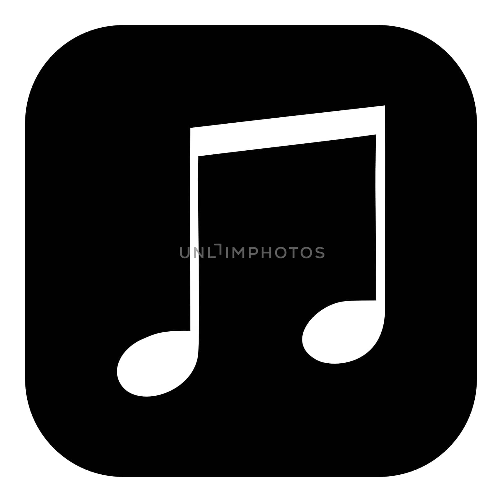 Music note and app icon