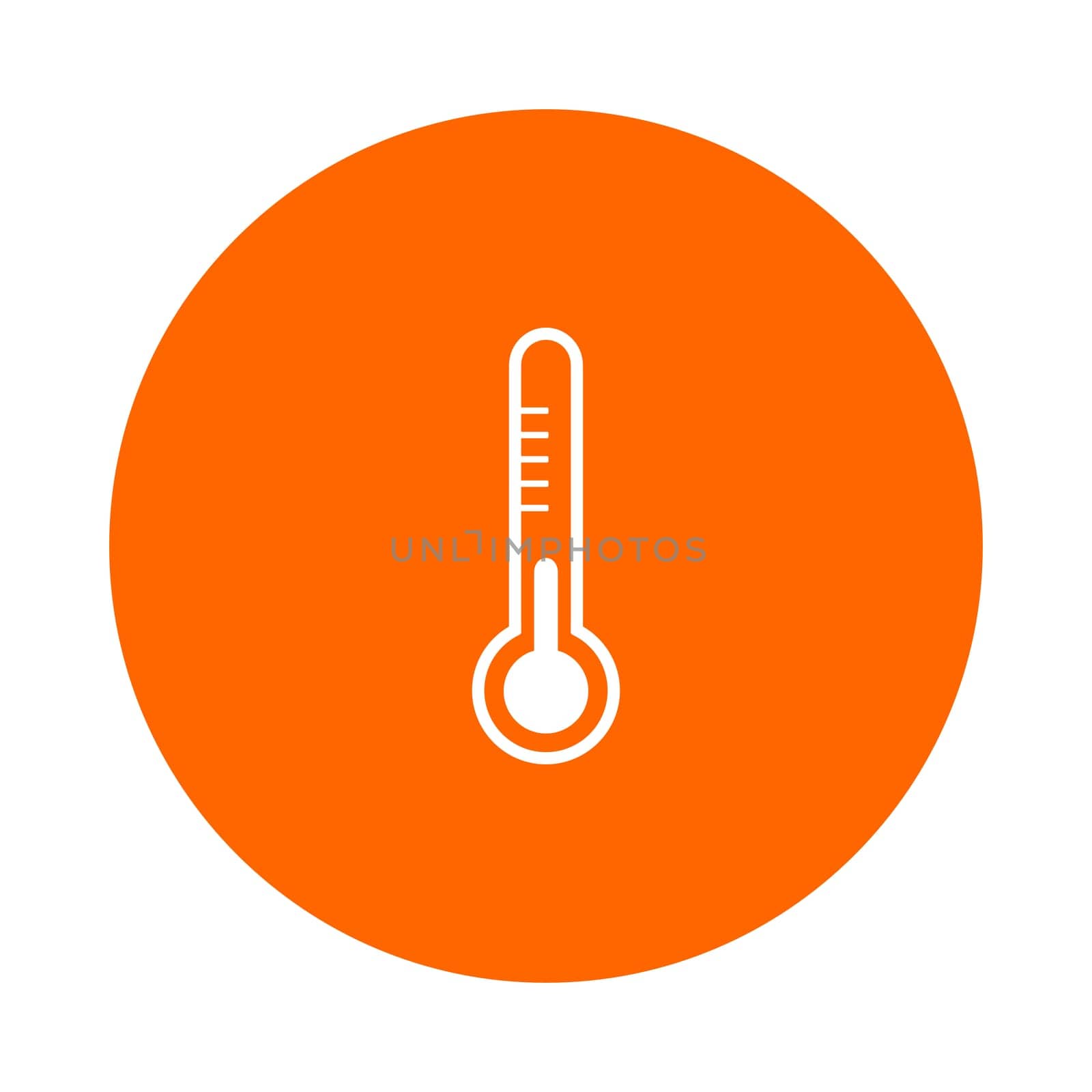 Thermometer and circle
