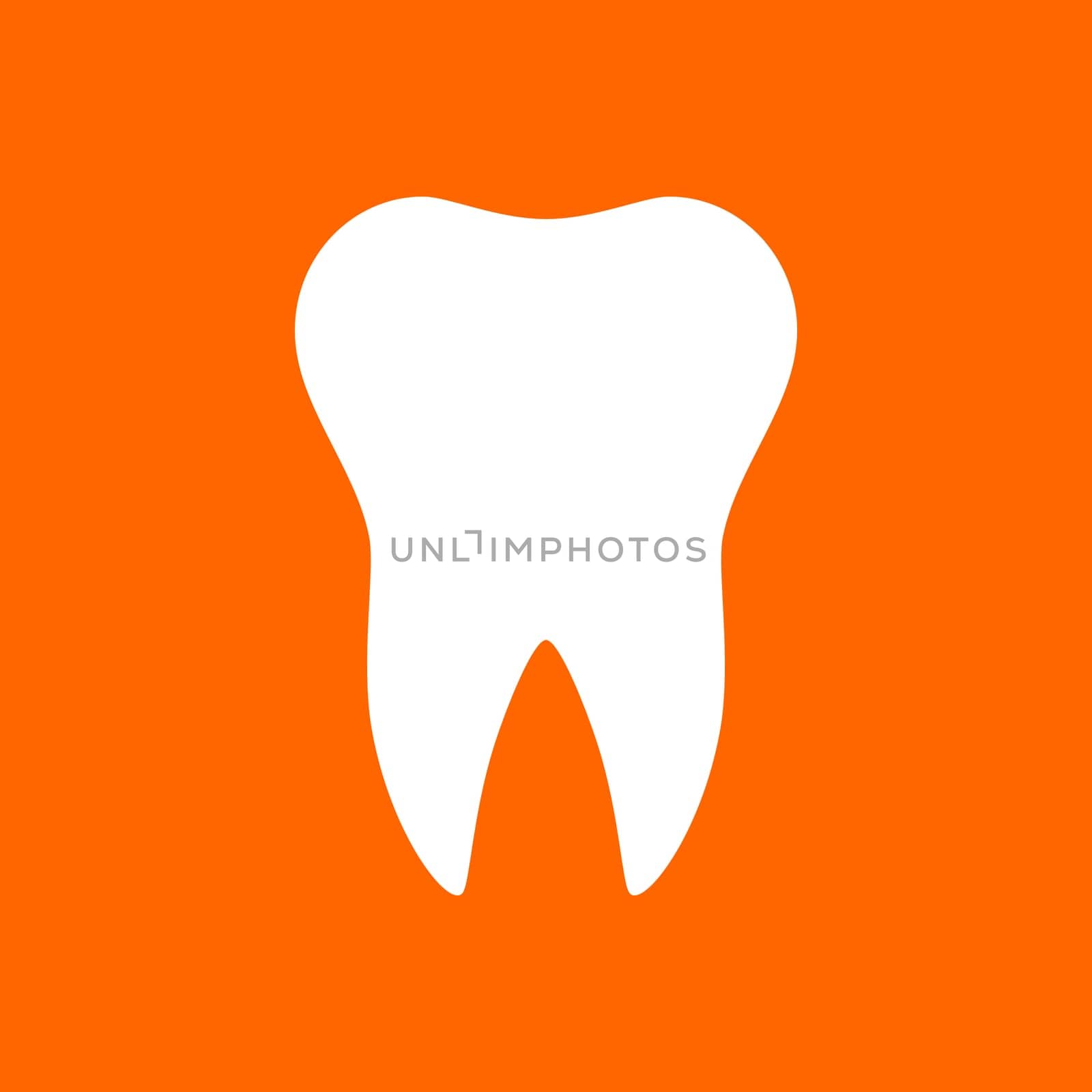 Tooth and background