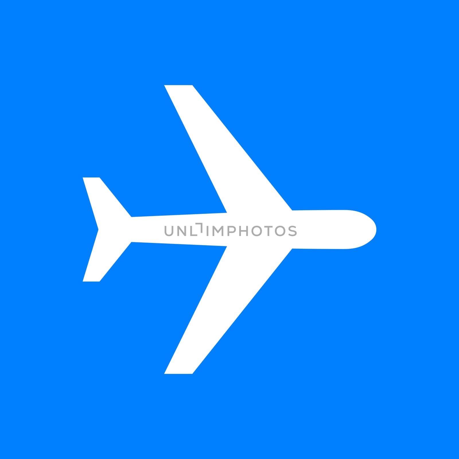 Airplane and background