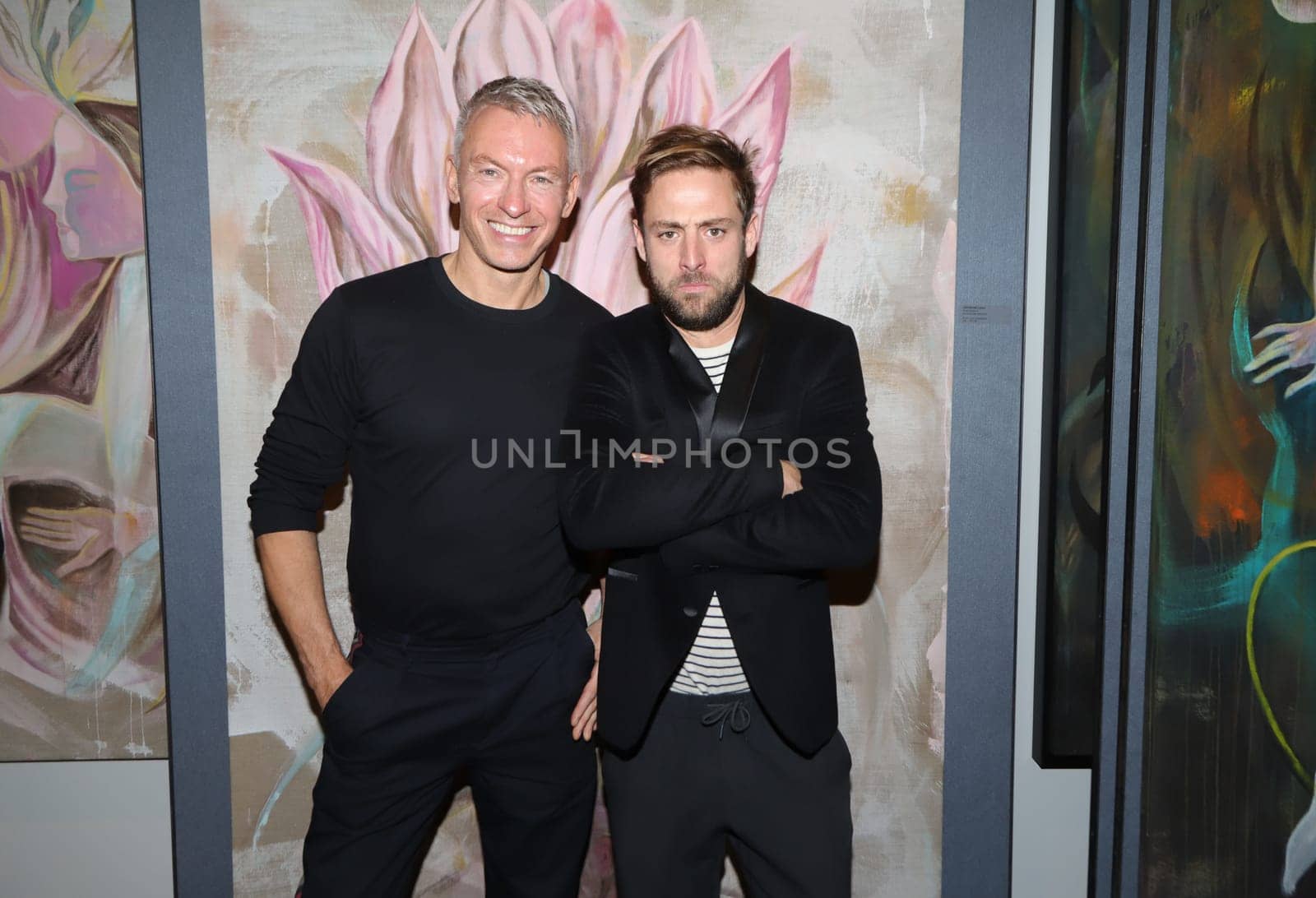Maximilian Magnus and Olaf Hajek  Exhibition. Exhibition of the artists   in the D1 Gallery Hamburg