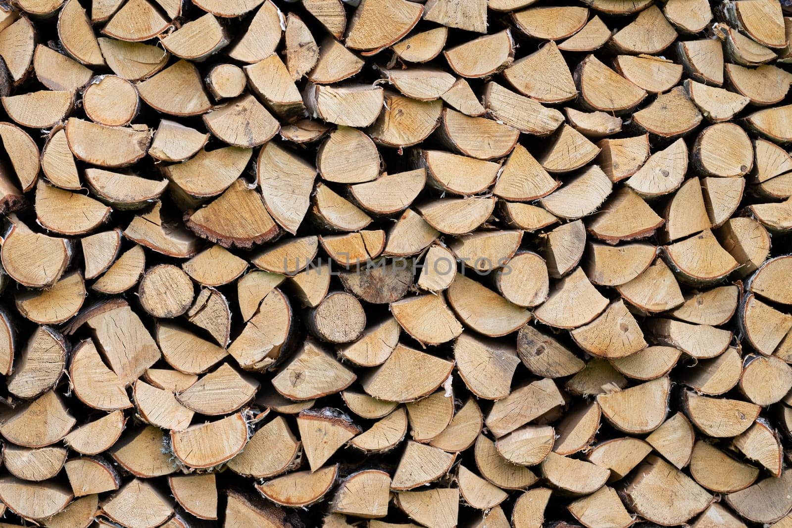 firewood stacked in a pile