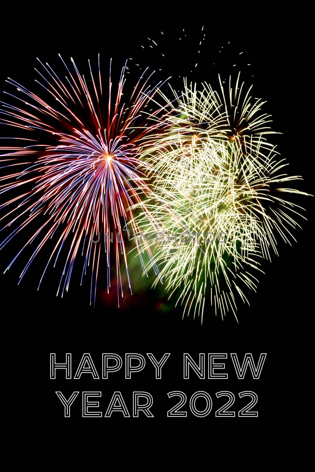 Luxury firework event sky show turn of the year celebration. Holidays season party time. Premium entertainment nightlife background.