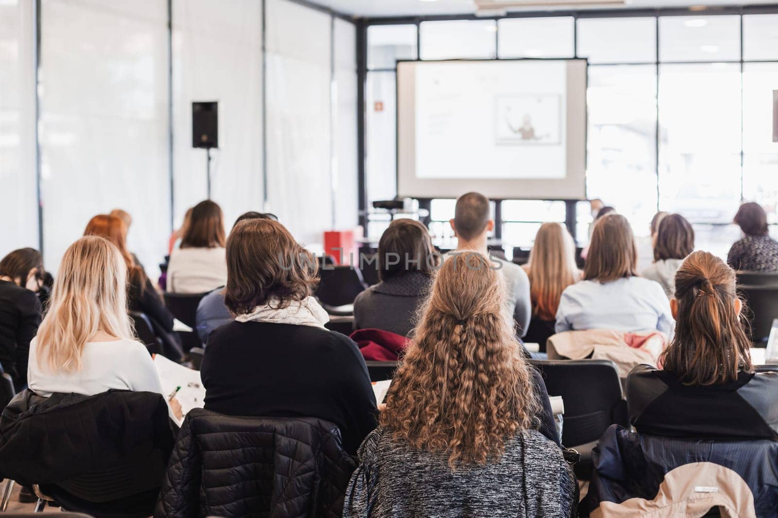 Conference and Presentation. Audience at the conference hall. Business and Entrepreneurship Concept.