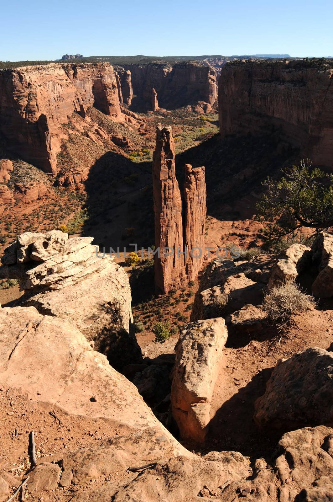 Spider rock the Canyon De Chelly Navajo Nation