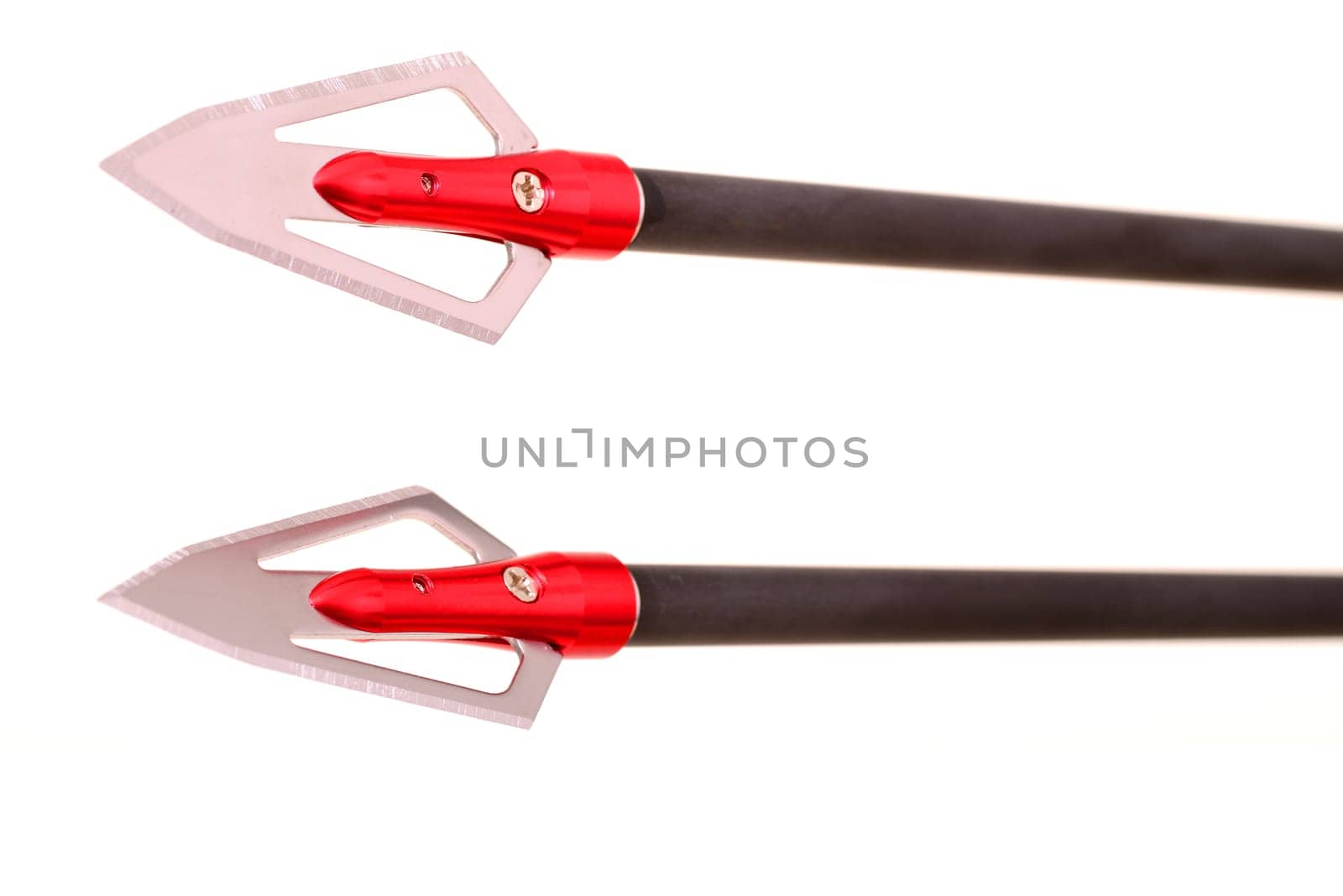 Hunting Arrow point isolated over a white background