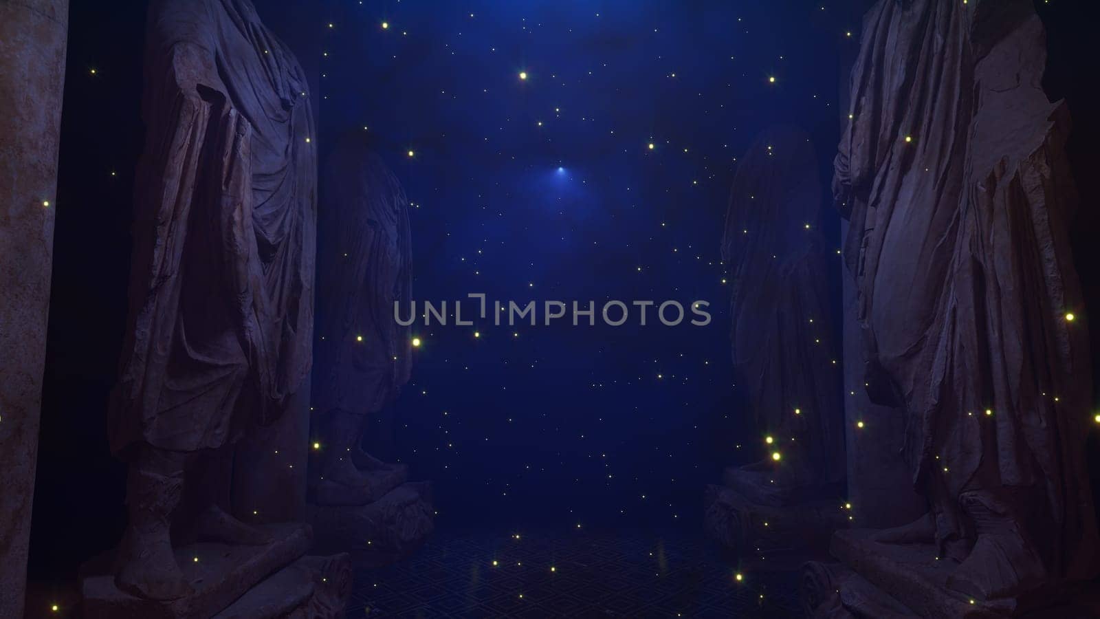 3D illustration Background for advertising and wallpaper in architecture and building scene. 3D rendering in decorative concept.