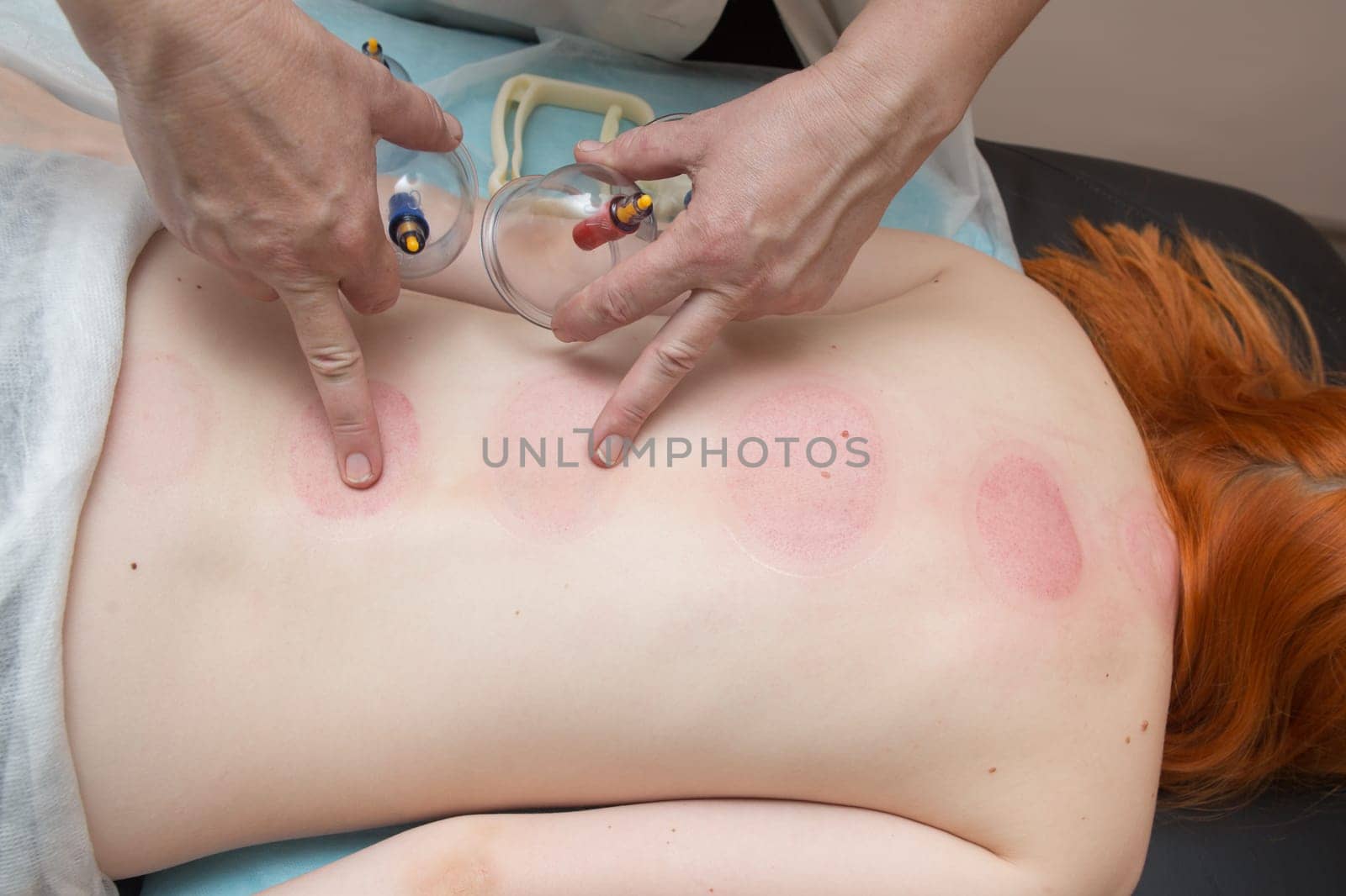 Tired worried man enjoying therapeutic massage