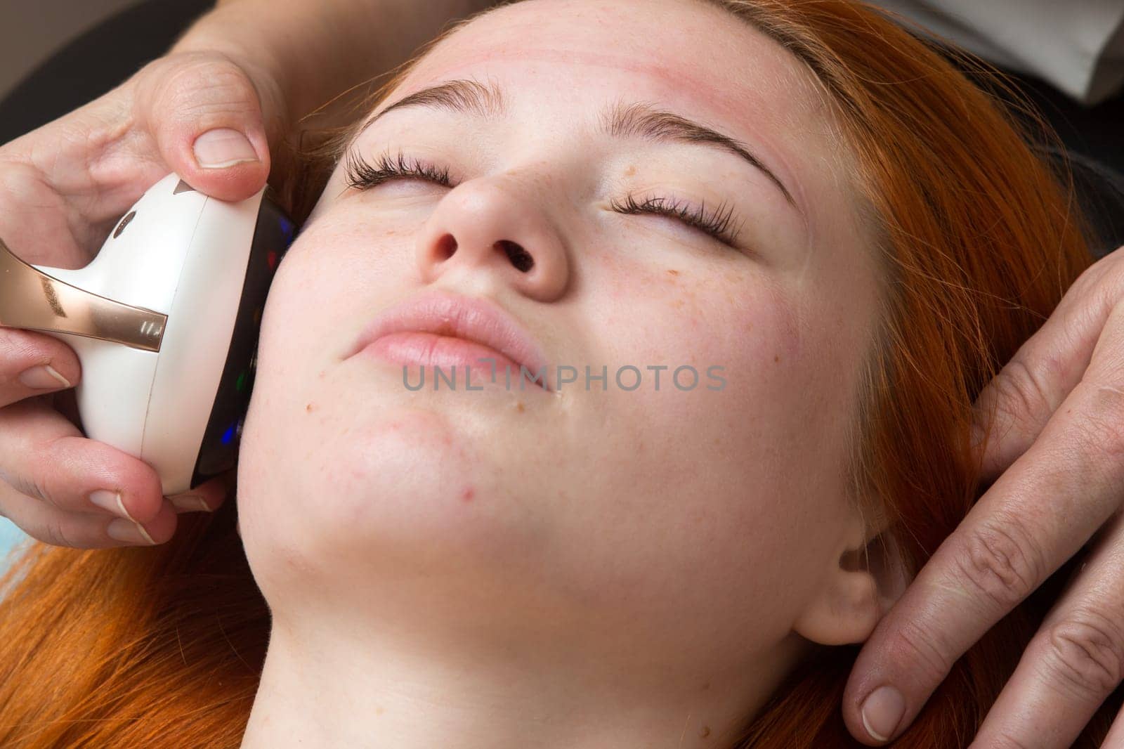 Tired worried man enjoying therapeutic massage