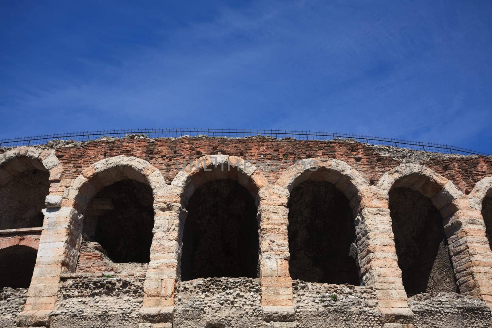 A view of amphitheatre Arena, Verona , Italy