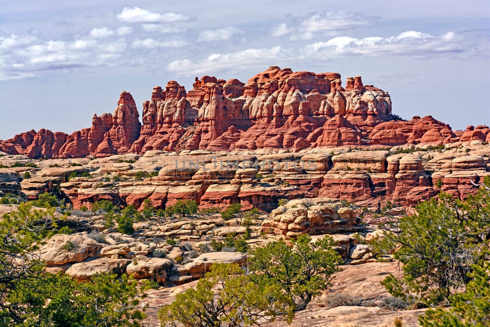 Jumbled Spires in the Desert Southwest in Canyonlands National Park in Utah