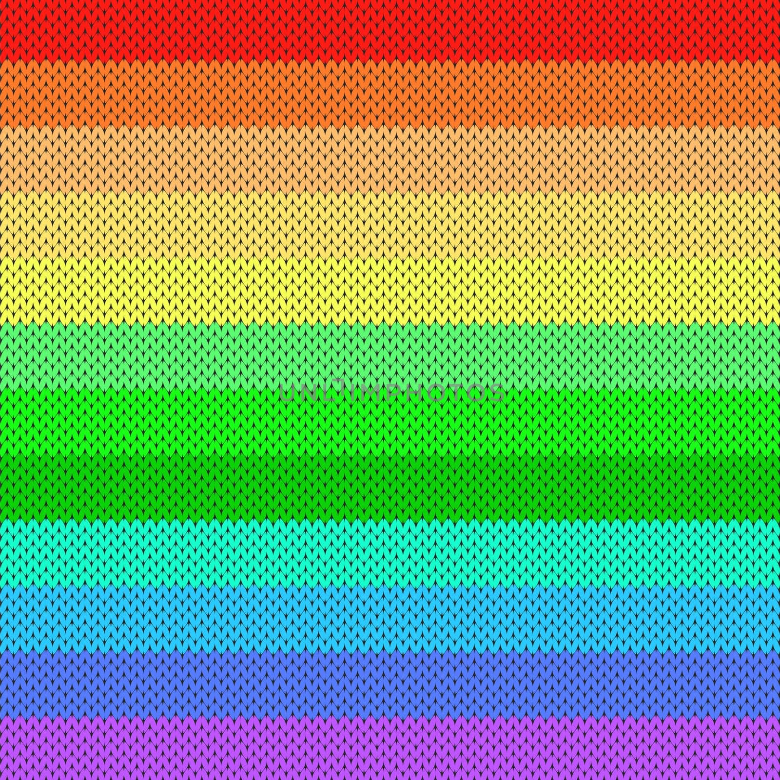 Colorful Stylish Horizontal Stripes. Colored Geometric Knitted Texture . Wollen Pullover Tricot Print. Winter Fabric Pattern.