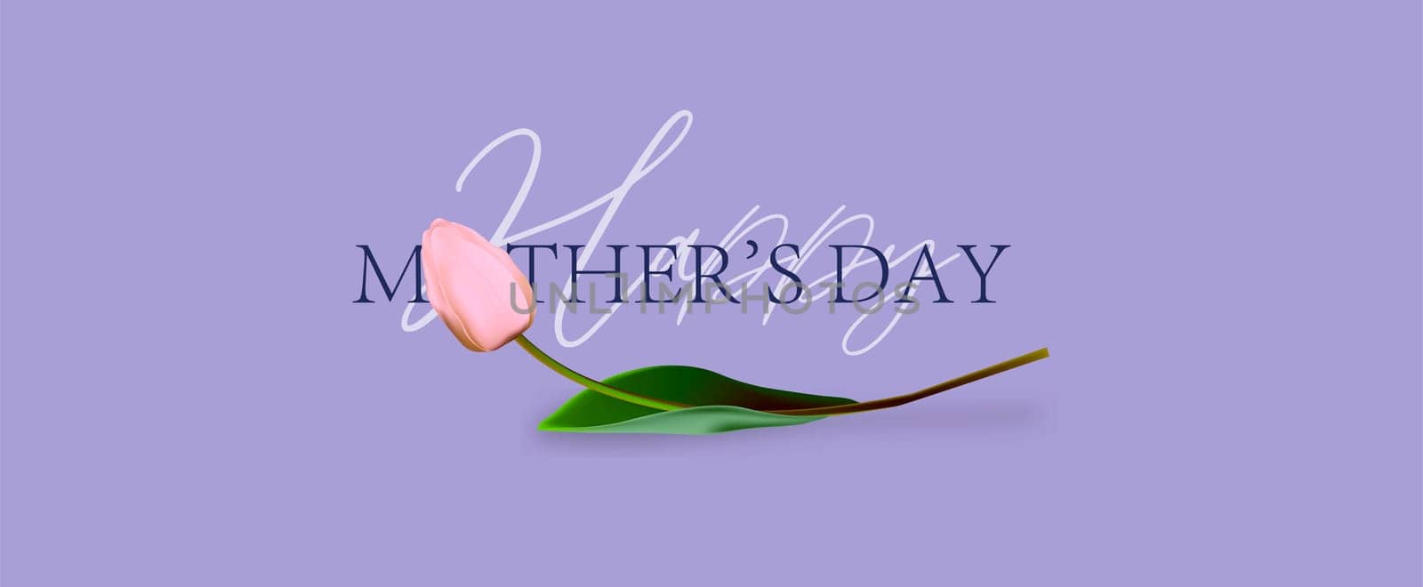 Mothers day on very peri background. Modern greeting poster. Invitation card, banner. Spring wedding invitation. Holiday greeting card design. Postcard design. Spring bouquet.fashion color of 2022