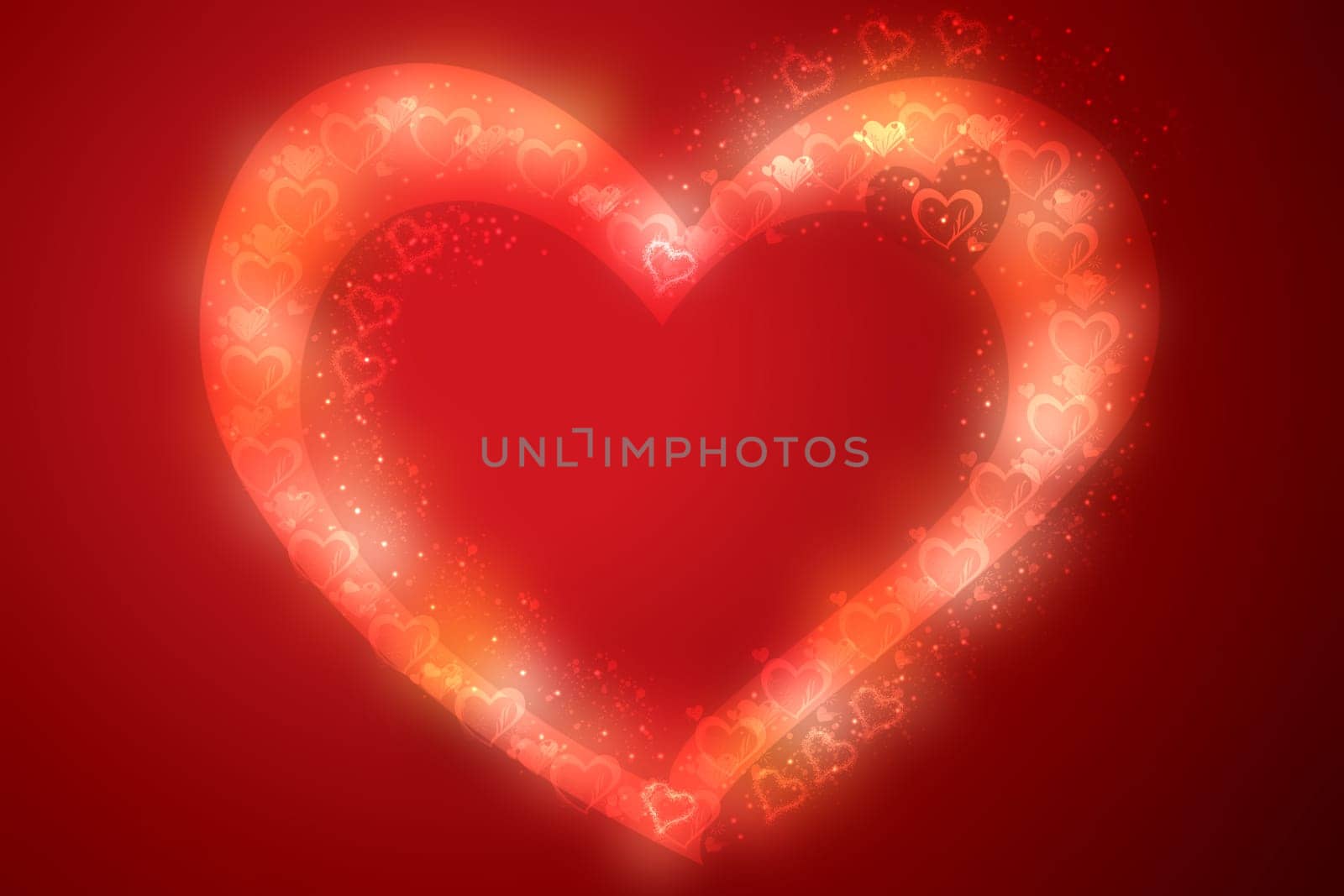 Abstract festive soft delicate beautiful heart background with pink and white hearts love bokeh for wedding card or Valentine's Day. Romantic textured background with space for your design. Card concept.