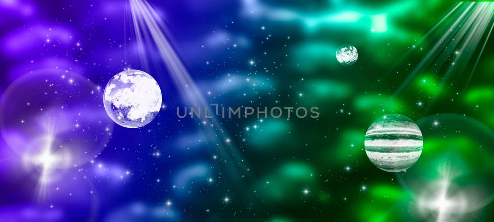 abstact cosmos ilustration - background