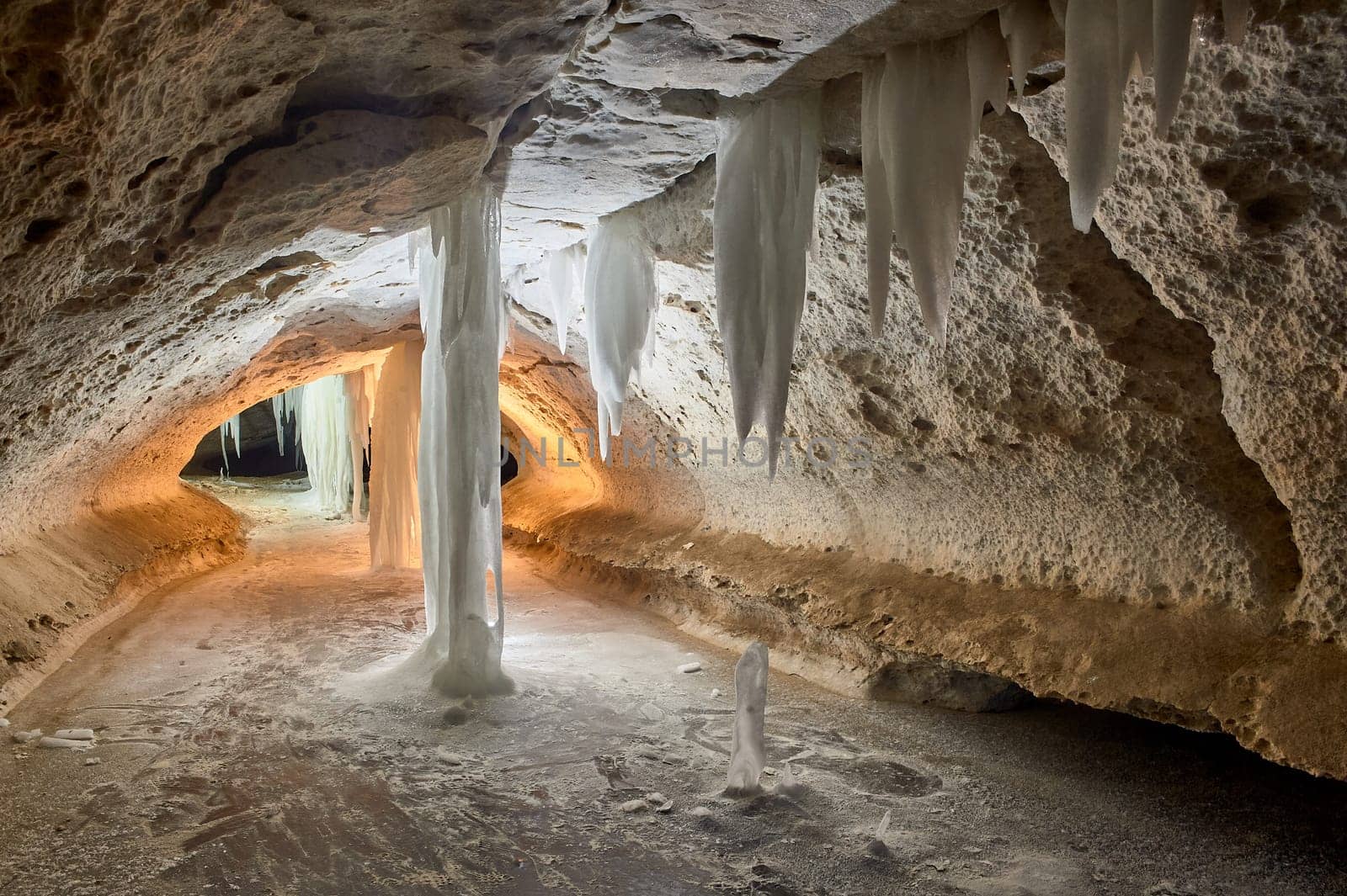 Pinezhsky karst caves in the Arkhangelsk region . High quality photo