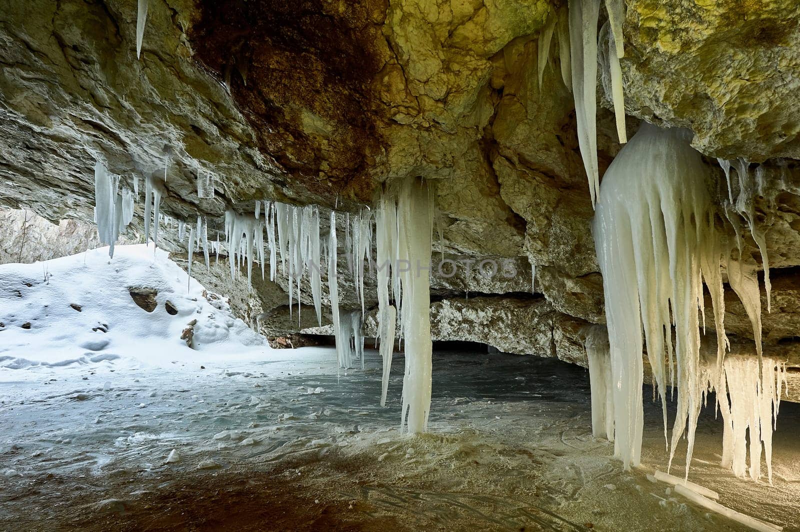 Pinezhsky karst caves in the Arkhangelsk region . High quality photo
