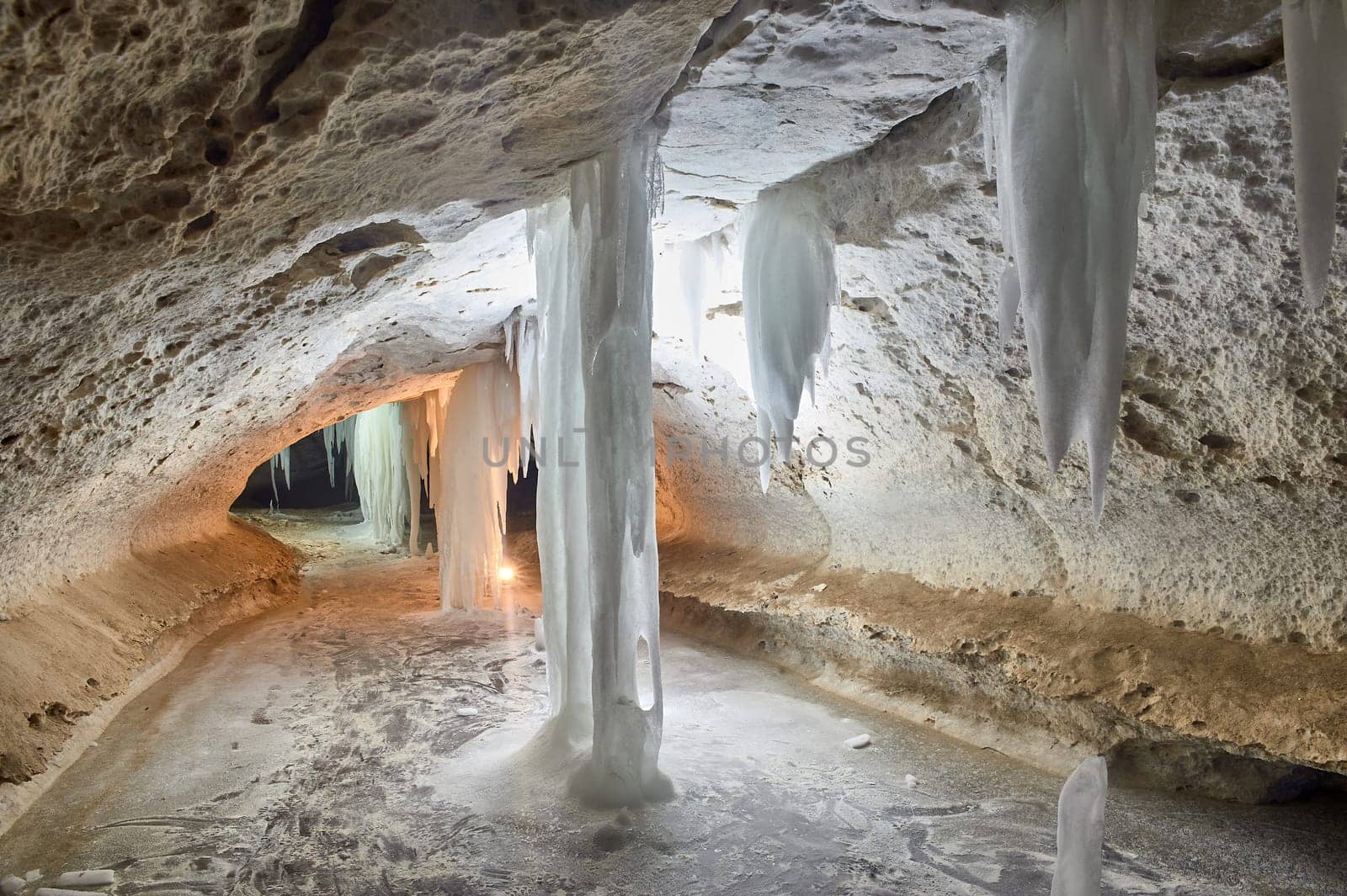 Pinezhsky karst caves in the Arkhangelsk region . High quality photo