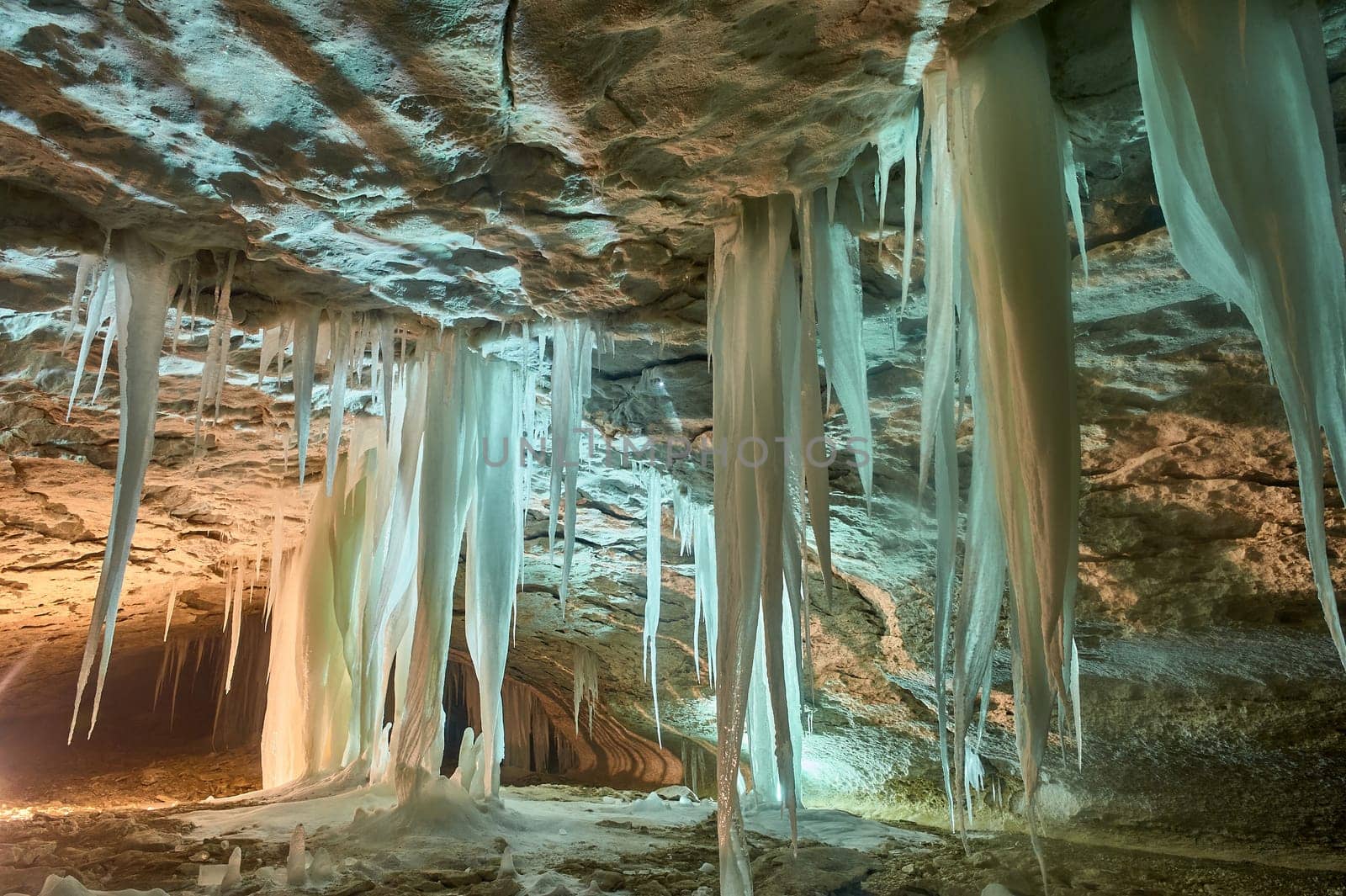 Pinezhsky karst caves in the Arkhangelsk region . High quality photo