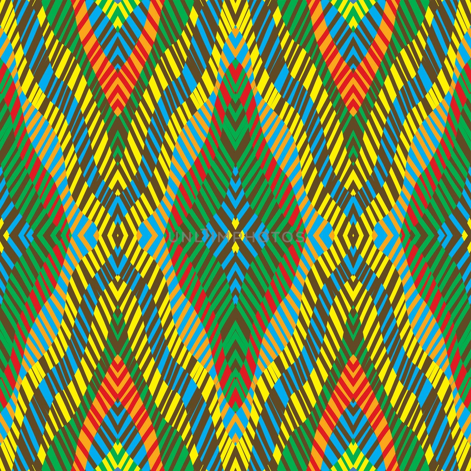 Colorful striped ethnic seamless background