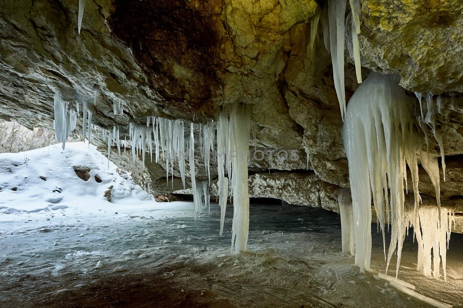 Pinezhsky karst caves in the Arkhangelsk region . High quality photo