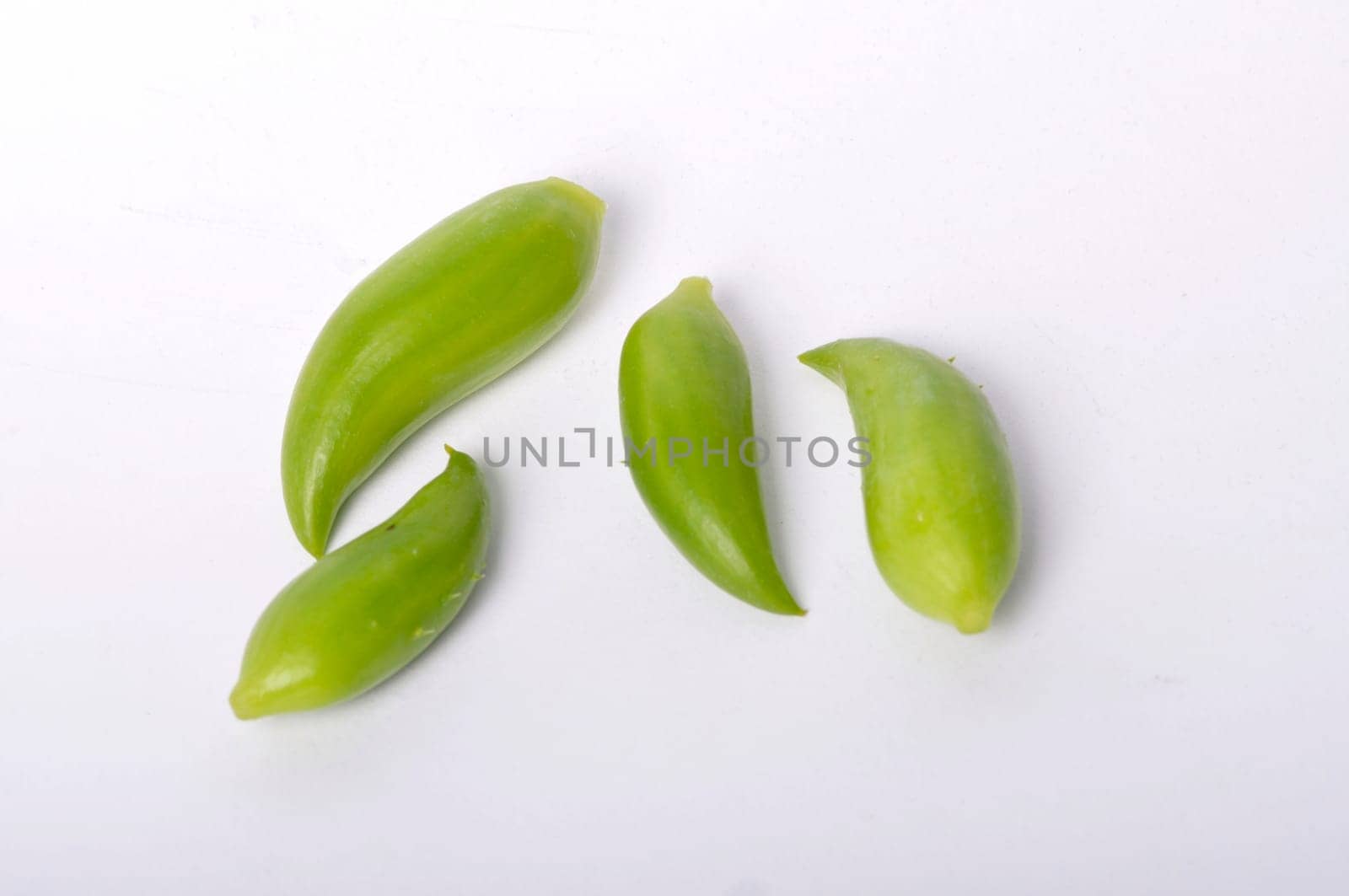Achocha on a white background