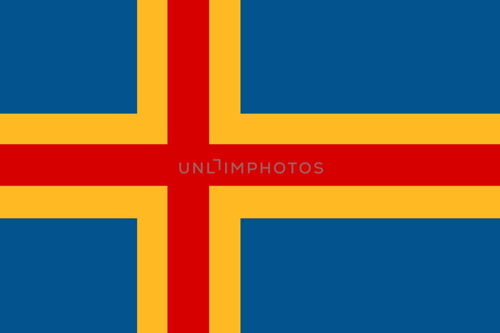Flag of Aland Islands background illustration large file