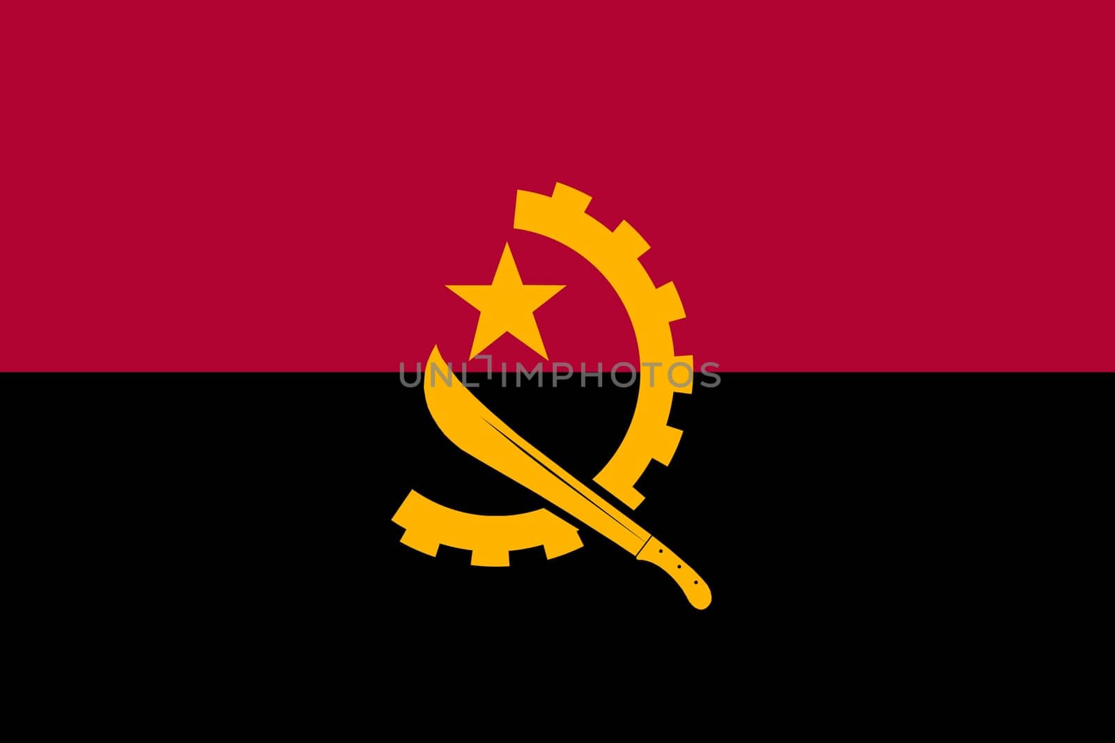 A flag of Angola background illustration large file