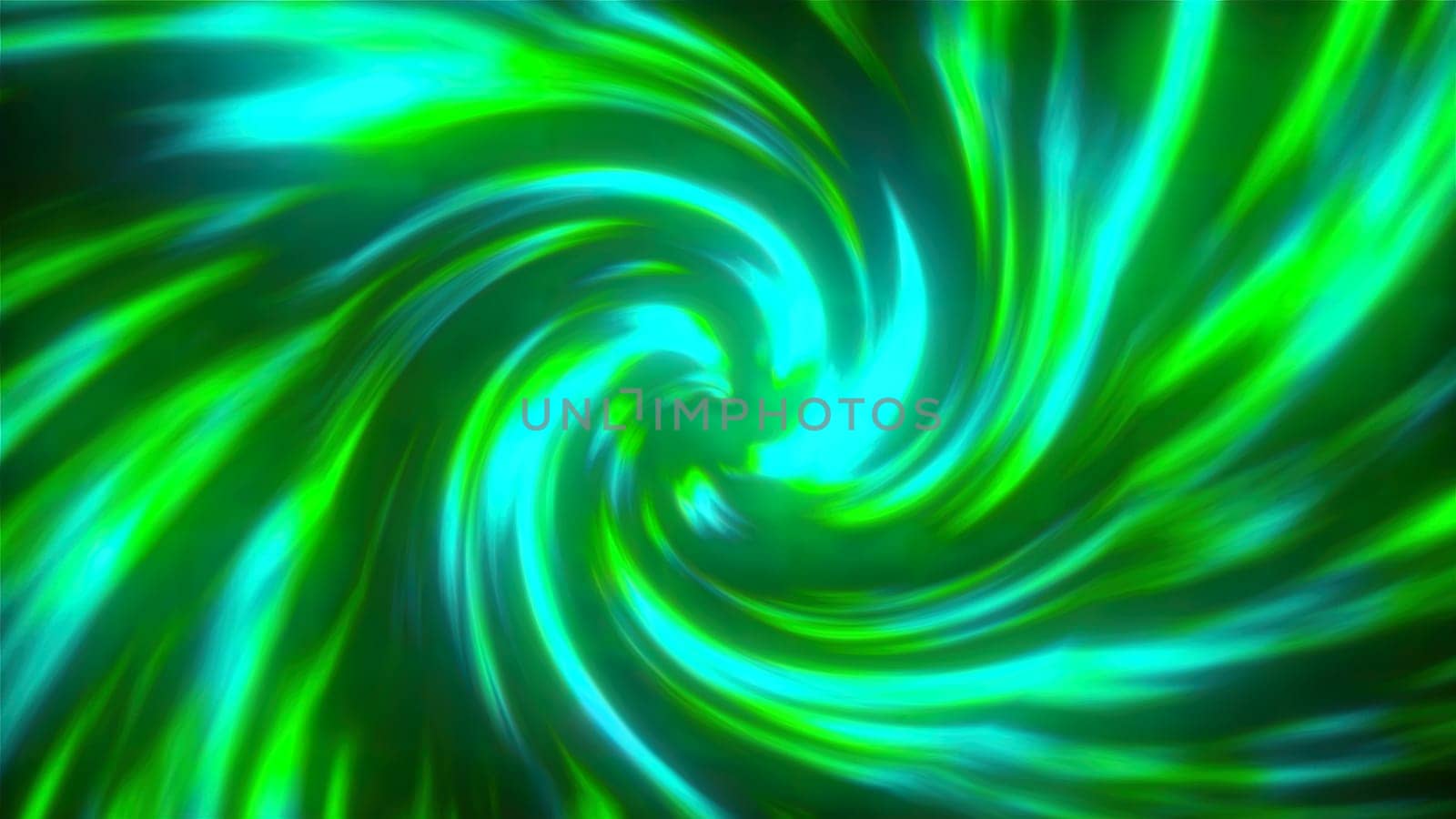 Neon 3d render spiral moving in space. Futuristic whirlpool in dark sky. Magical bright powerful flash that bends space. Digital luminous twirl rotating graphic elements.