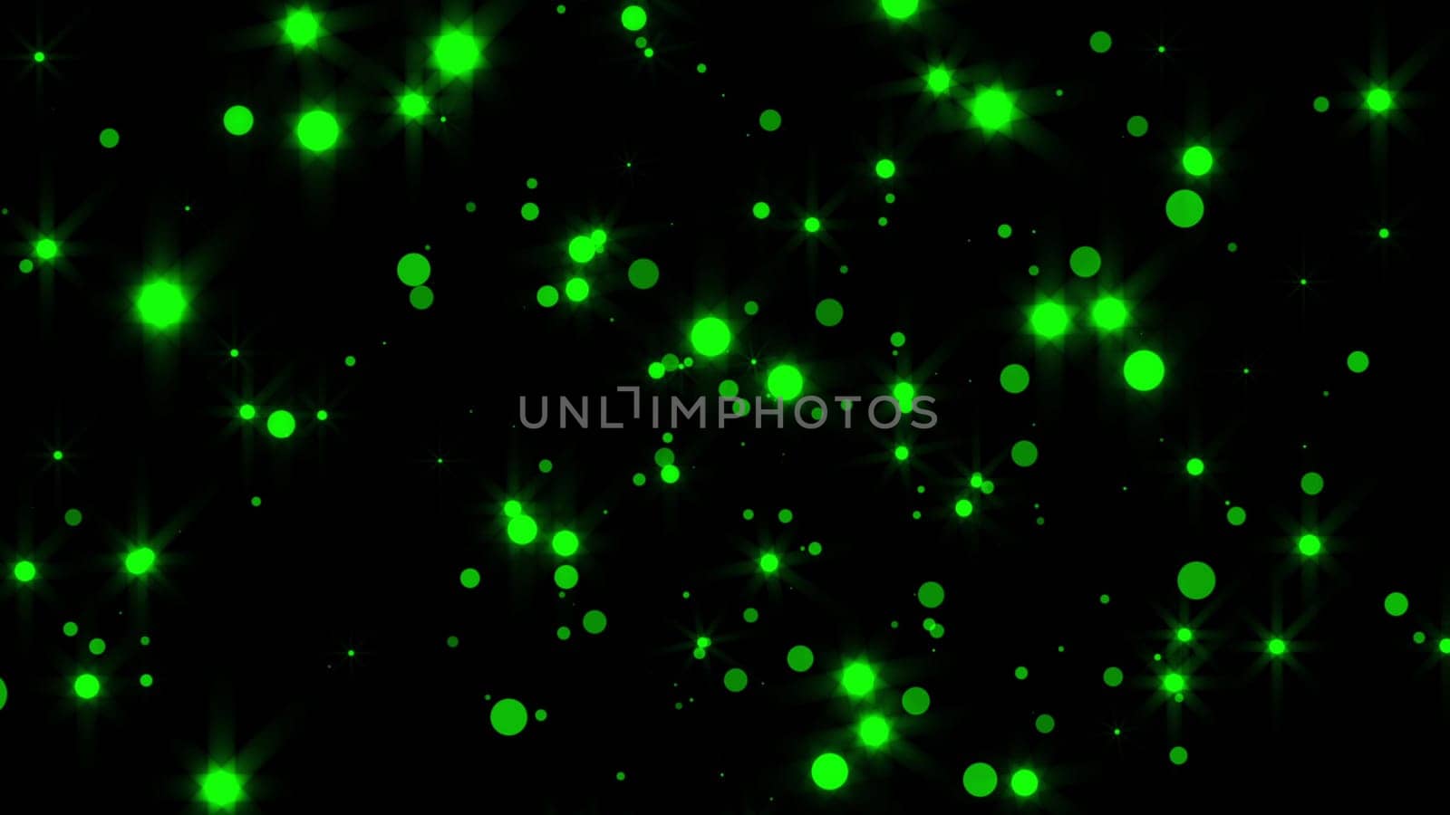 Abstract bright glitter particles in space, computer generated abstract background, 3D rendering backdrop
