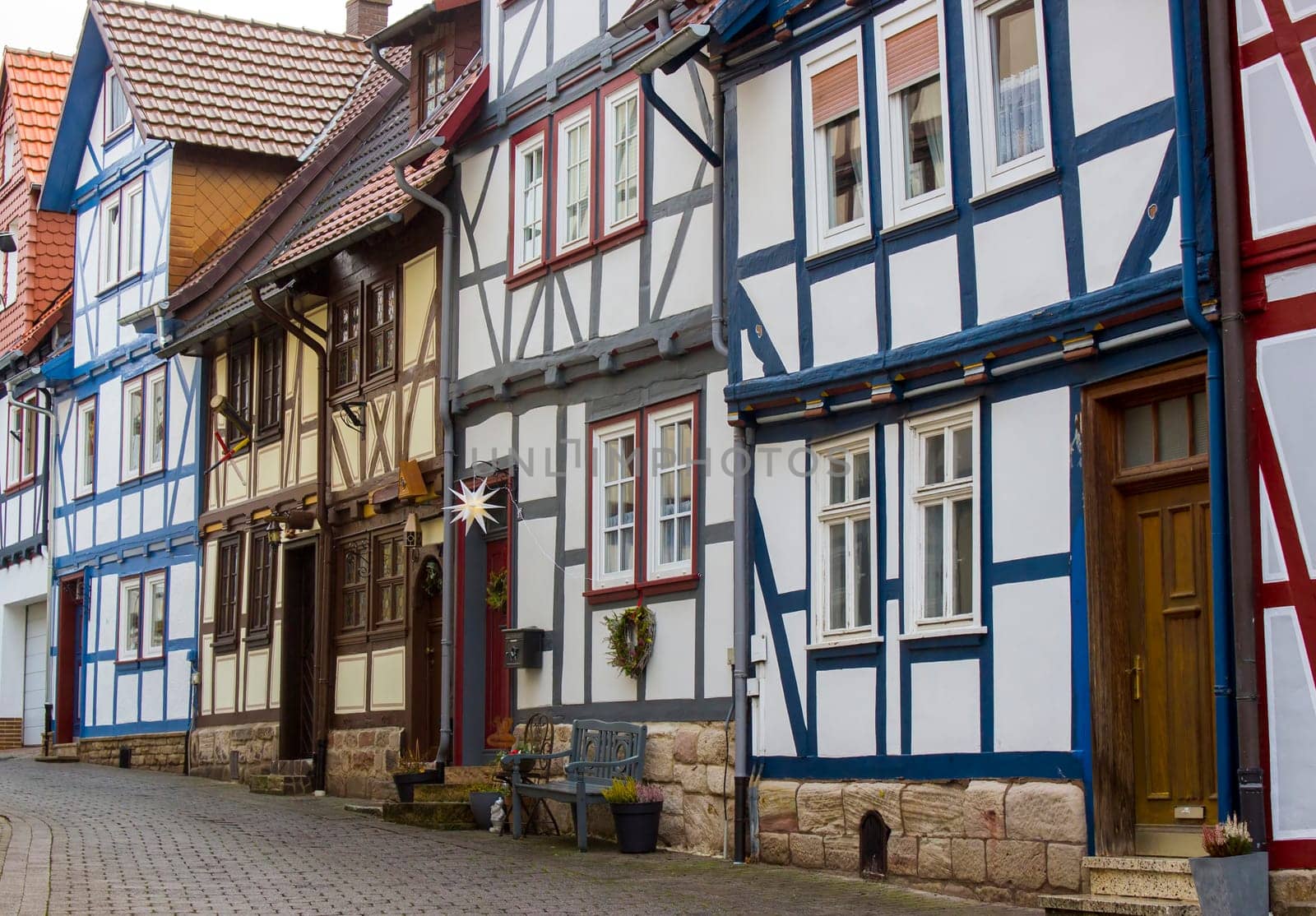 The Town of Bad Sooden-Allendorf in the Werra Valley in Germany, Hessen