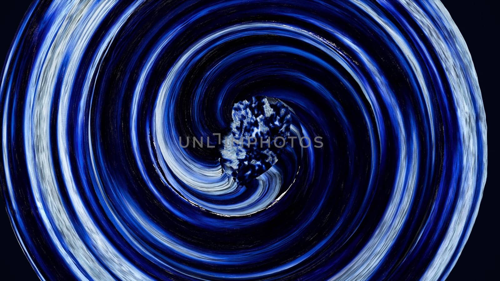 Swirling spiral 3d render textures with fluid rotation. Circular sea waves in natural cycle with digital gradient. Futuristic cyber storm with geometric swirls and decorative designs.