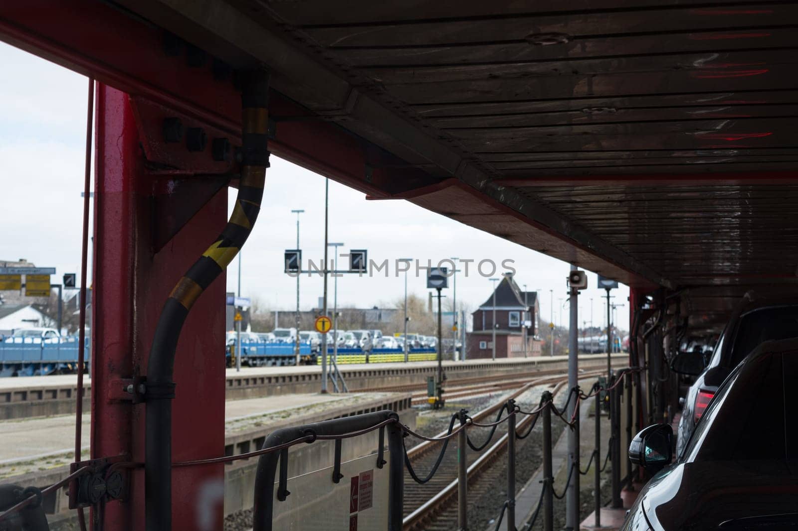 The car train to westerland on sylt