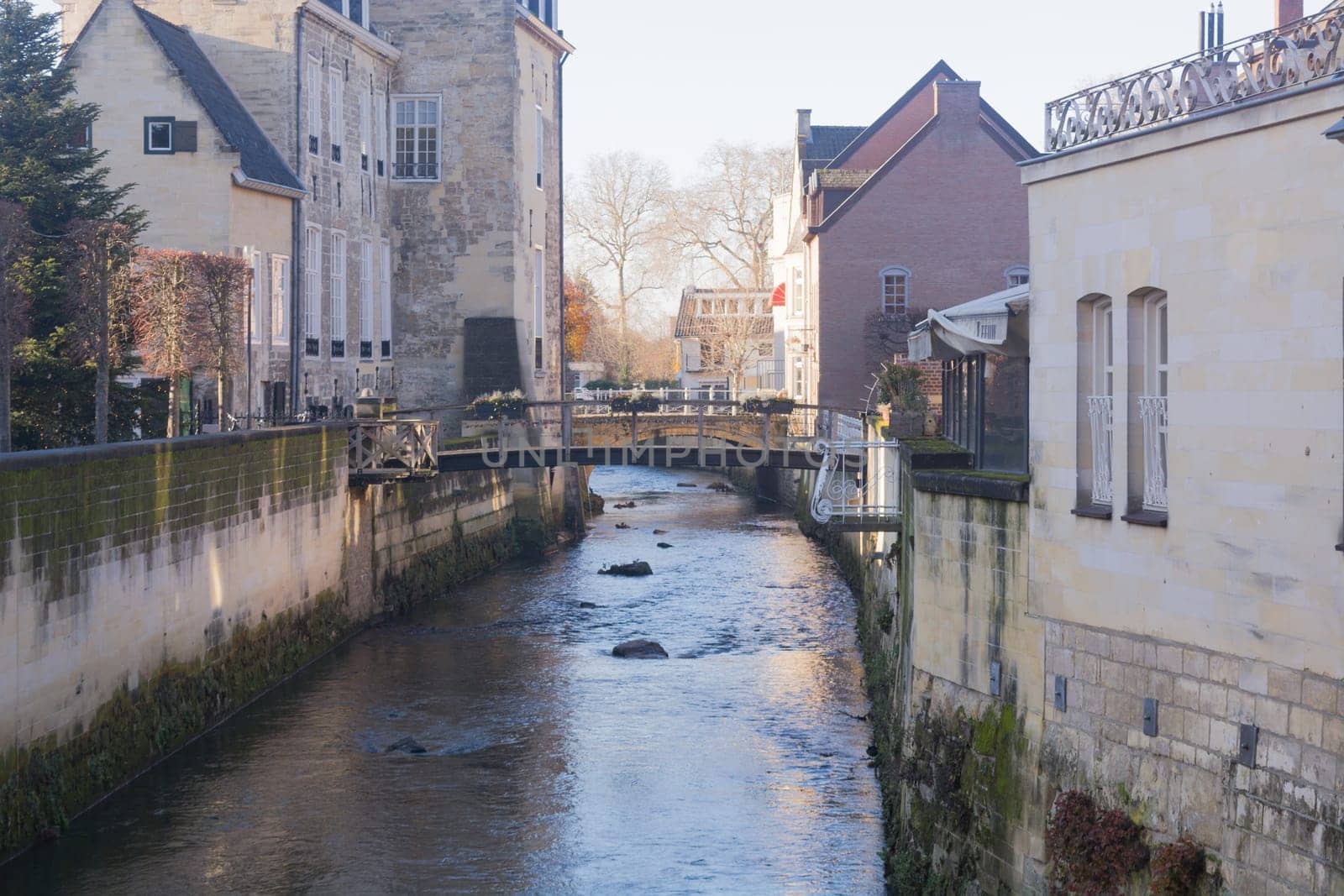 Valkenburg  NETHERLANDS - DECEMBER 04, 2019:.Map, street map of Valkenburg in Holland, Netherlands