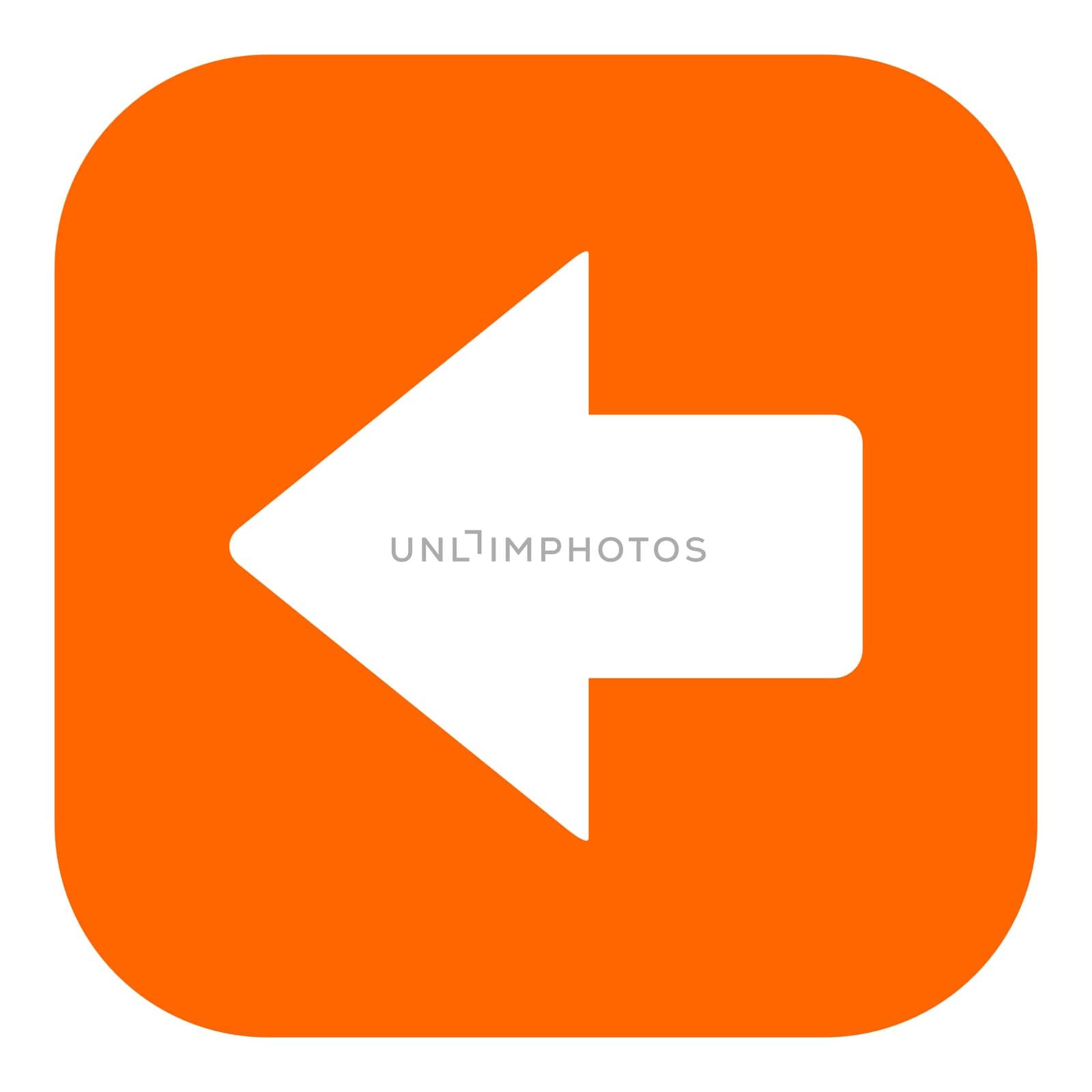 Left arrow and app icon