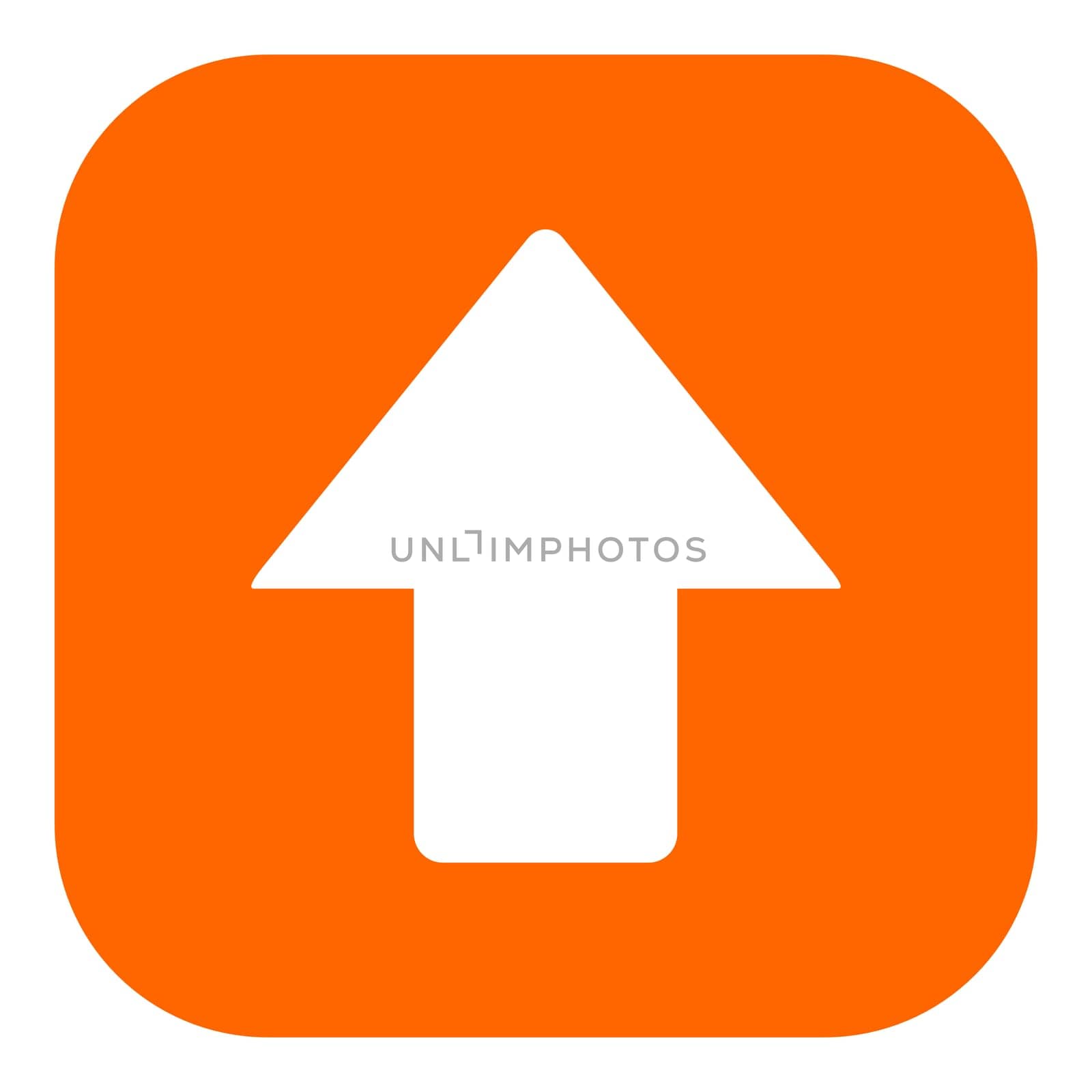 Up arrow and app icon