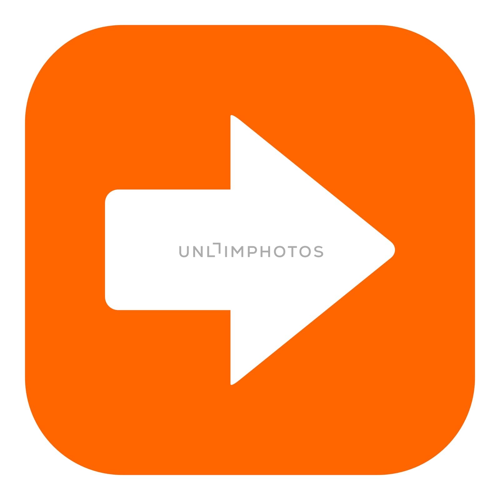 Right arrow and app icon